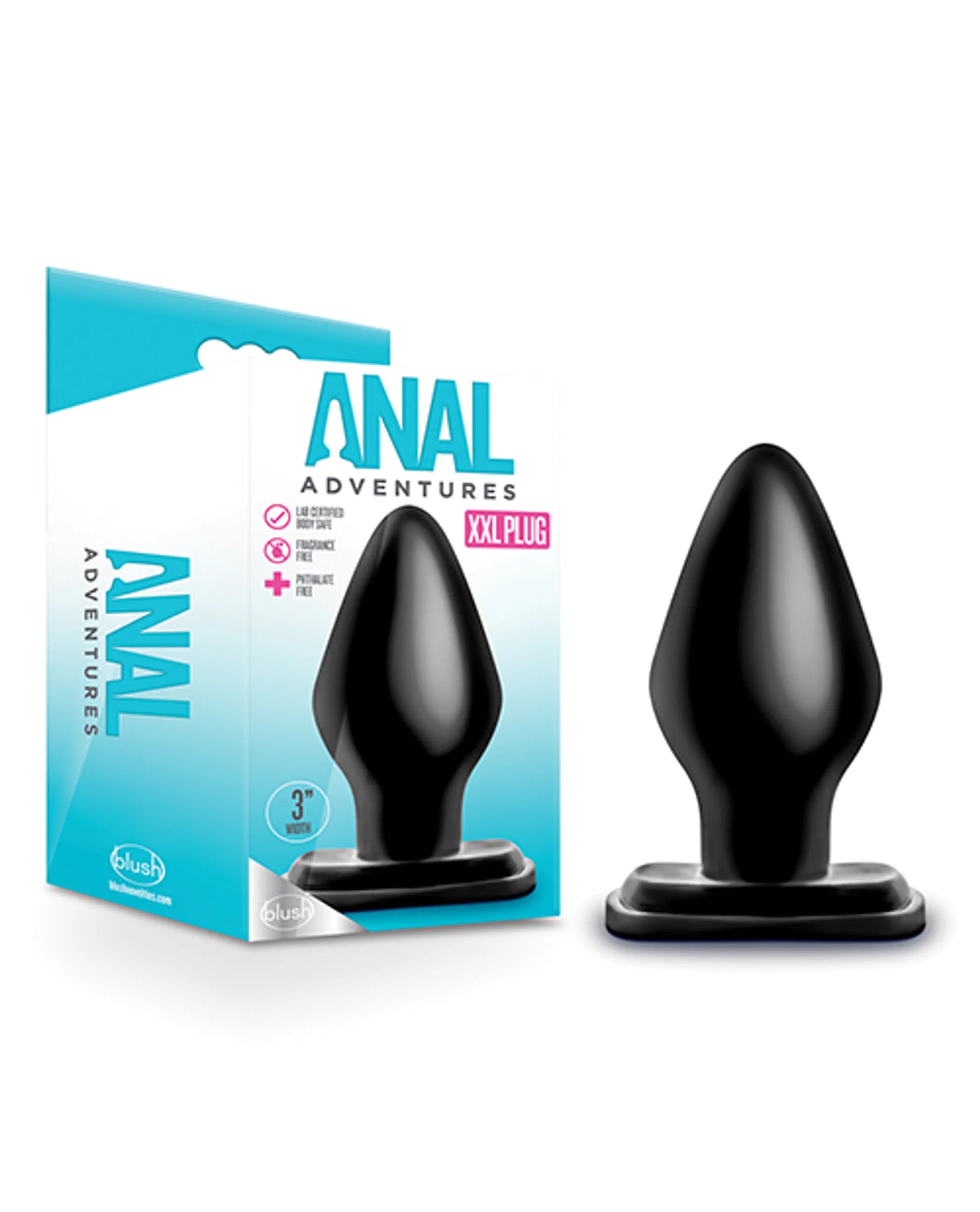 Anal Adventures XXL Plug Black Blush Novelties