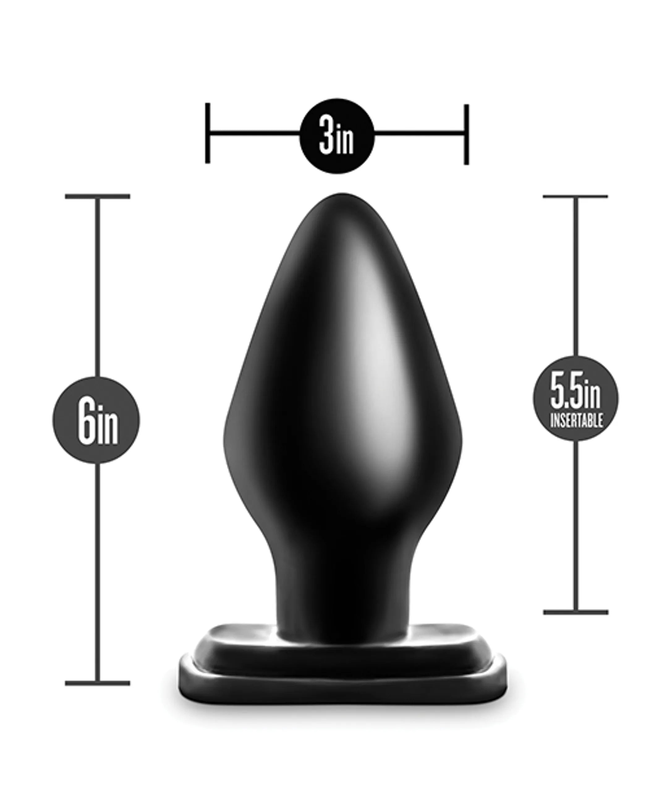 Anal Adventures XXL Plug Black Blush Novelties