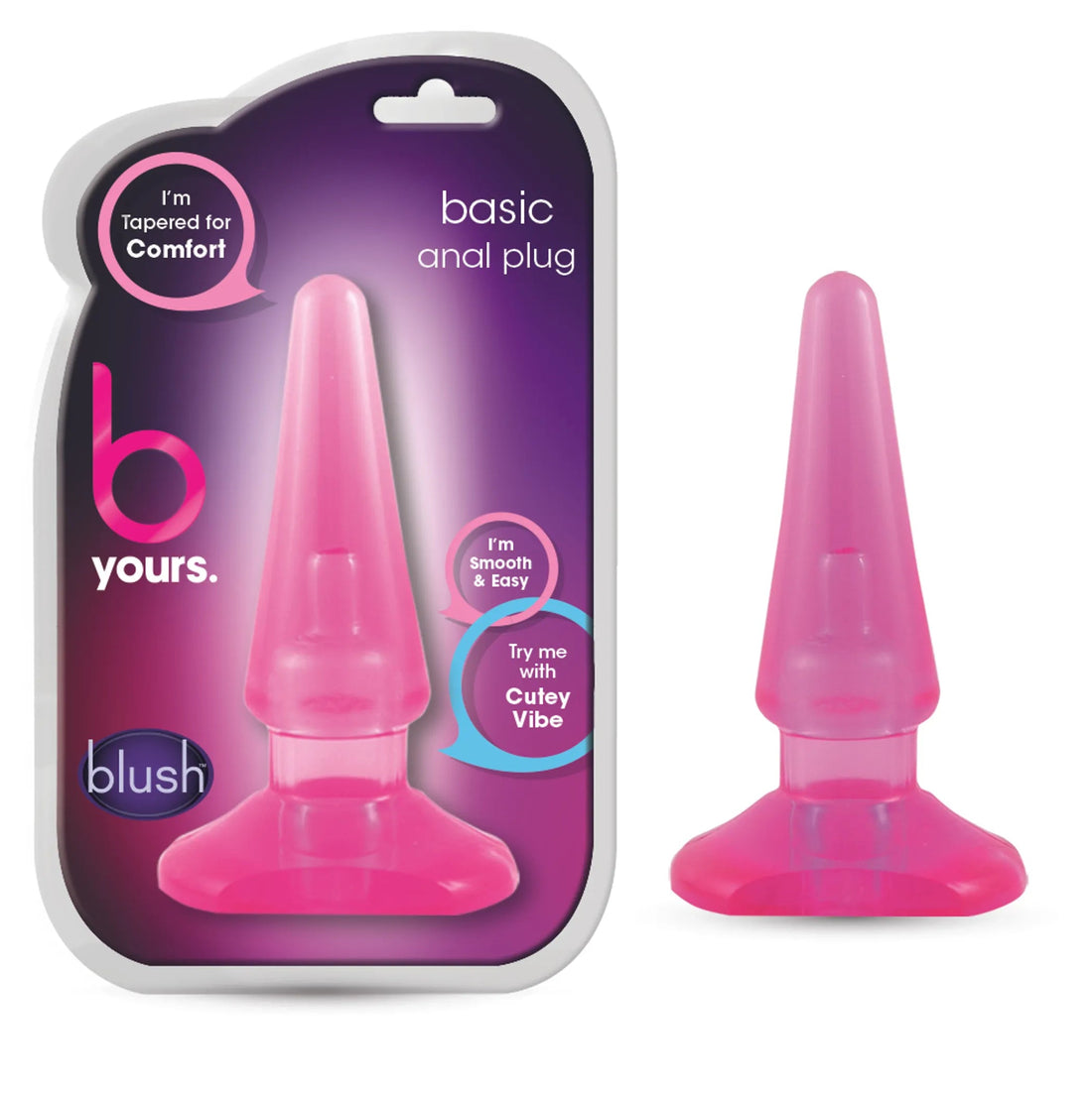 Sassy Anal Plug Pink Blush Novelties