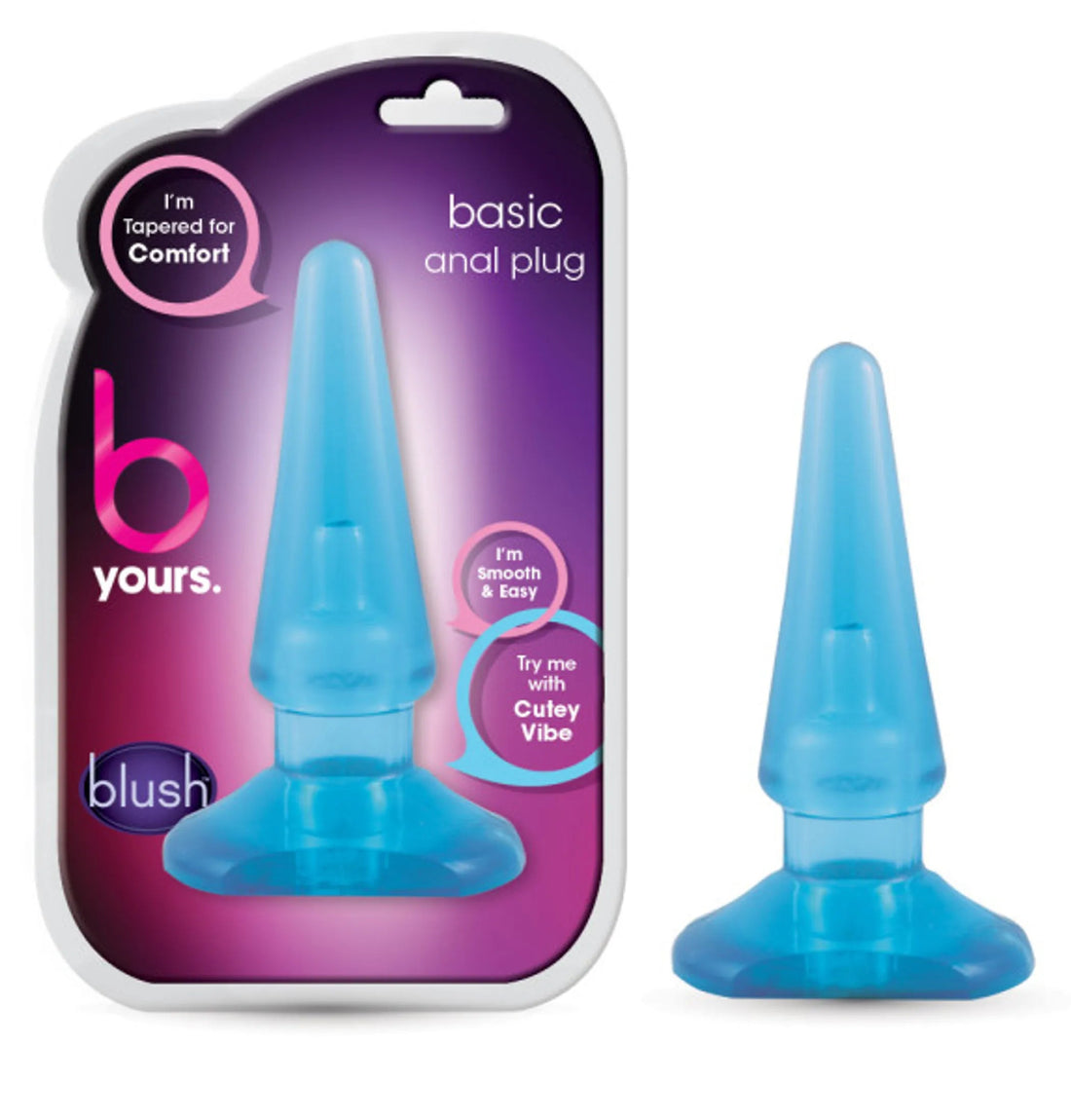 Sassy Anal Plug Blue Blush Novelties