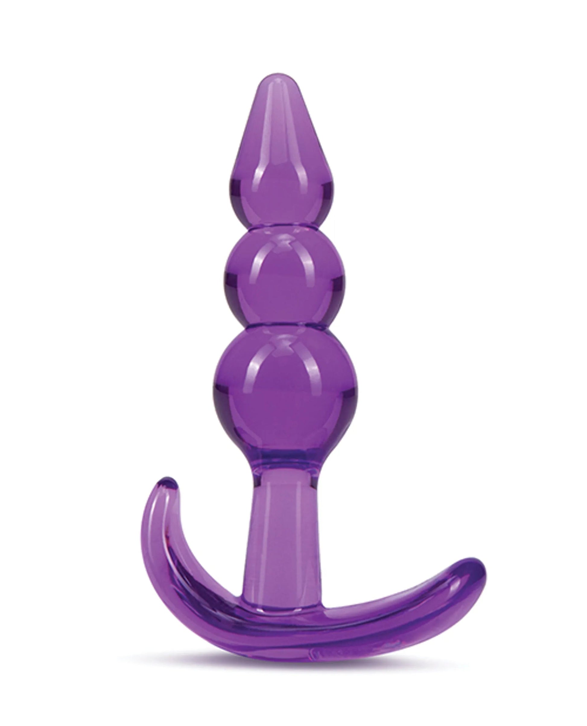 B Yours Triple Bead Anal Plug Purple Blush Novelties
