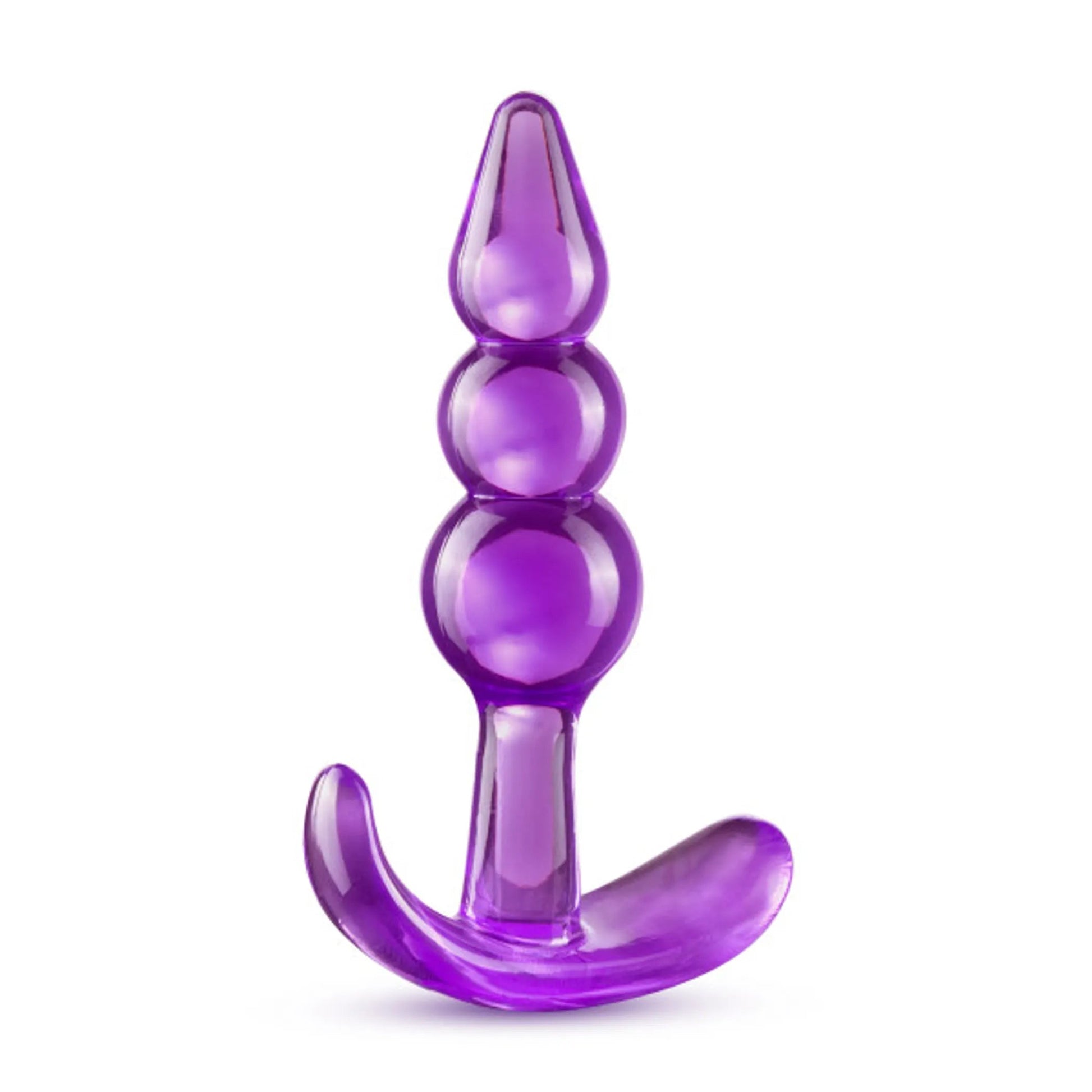 B Yours Triple Bead Anal Plug Purple Blush Novelties