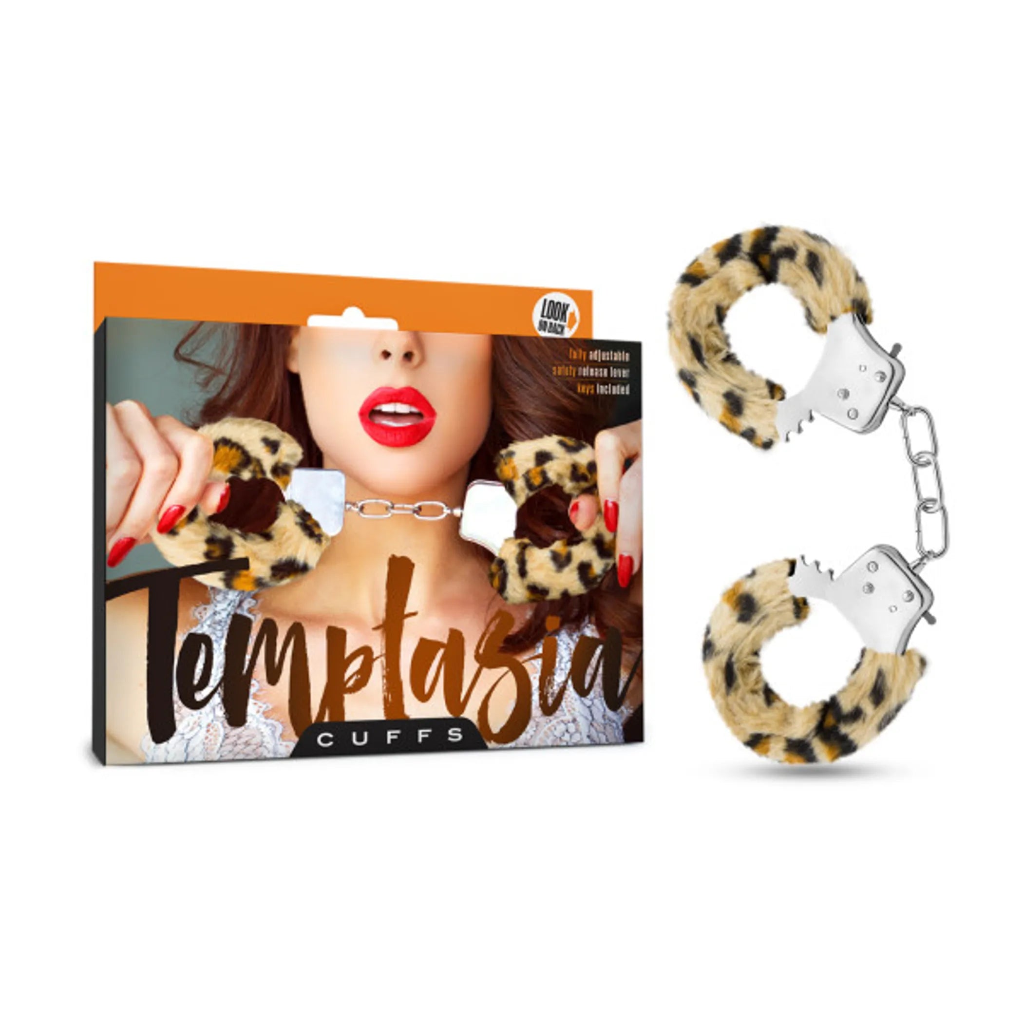 Temptasia Furry Leopard Cuffs Blush Novelties