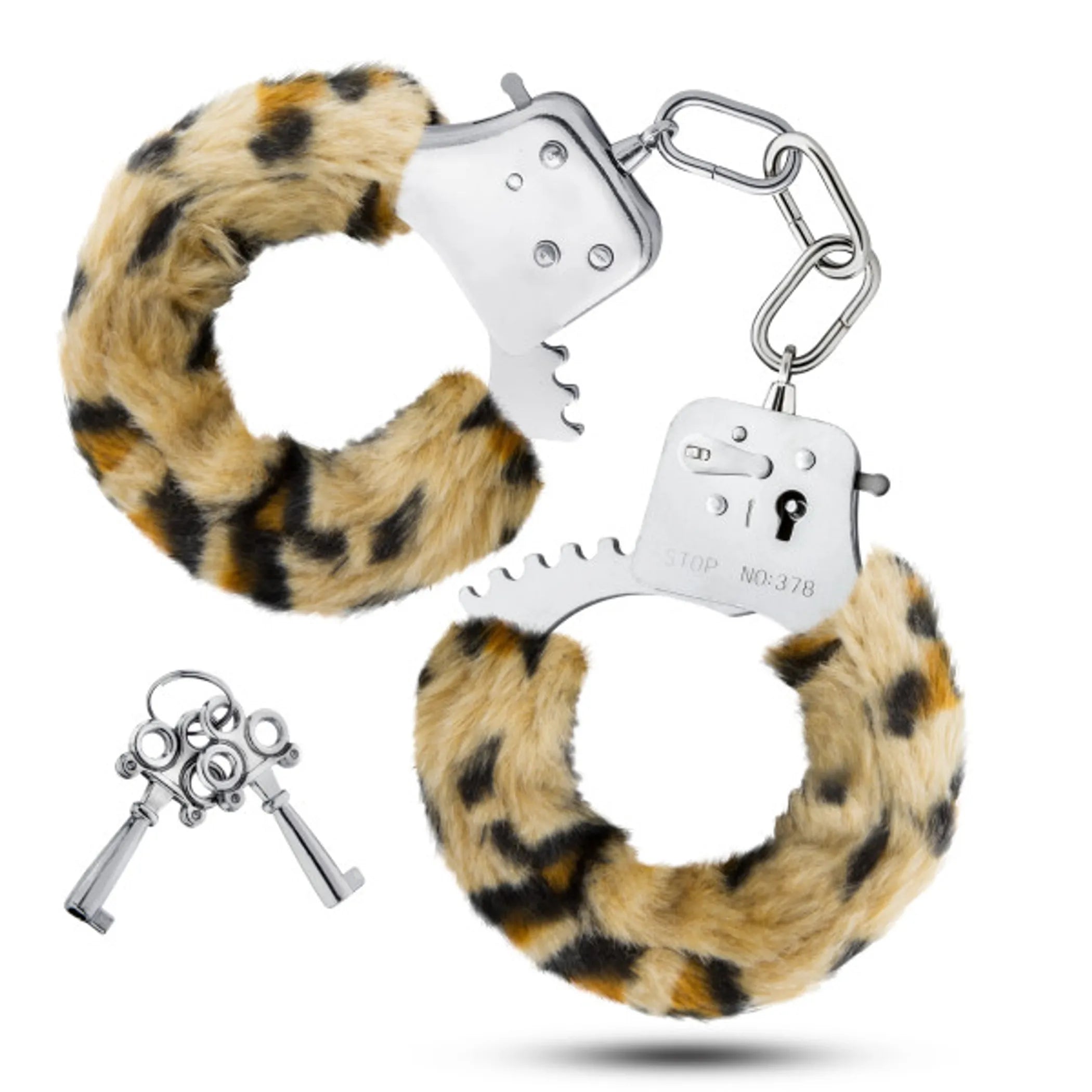 Temptasia Furry Leopard Cuffs Blush Novelties