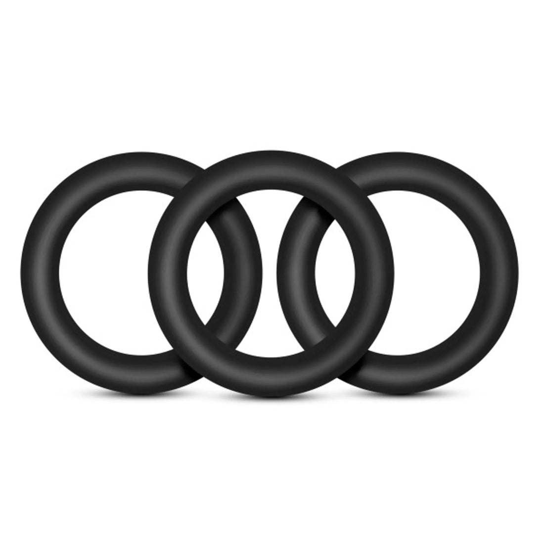 Performance VS2 Small Silicone Cock Rings Black Blush Novelties