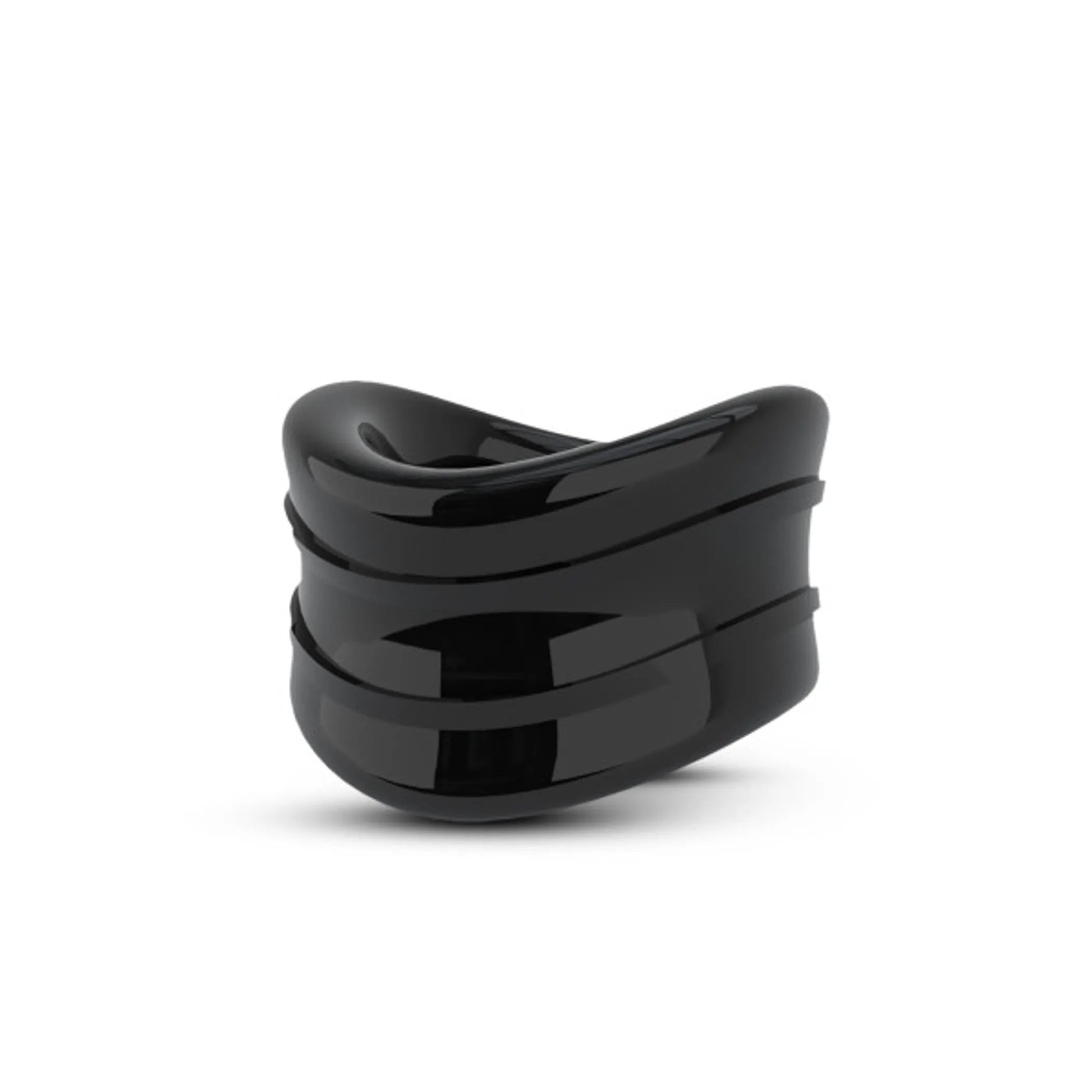 Stay Hard Beef Ball Stretcher Snug 1 Inch Diameter Black Blush Novelties