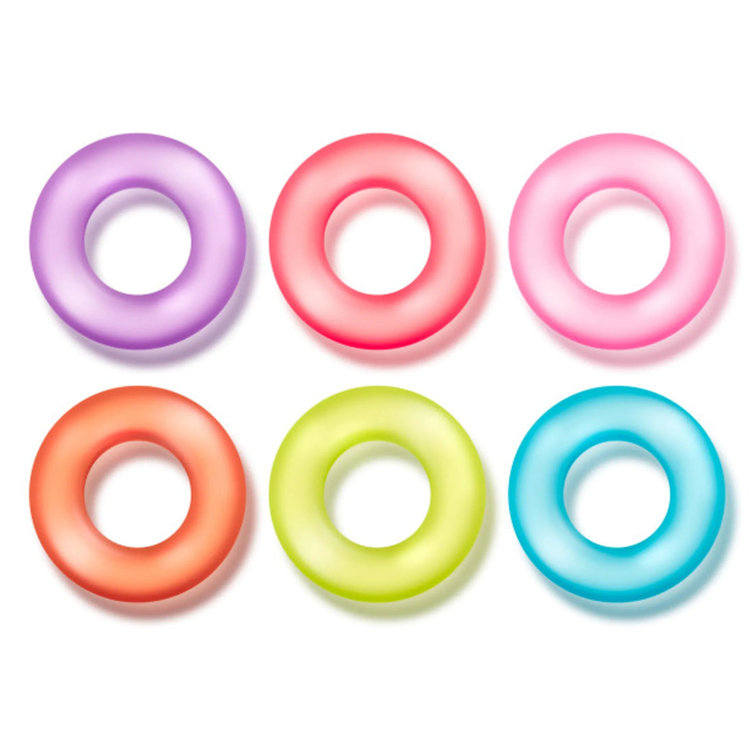 Play With Me King of the Ring 6-Pack Love Rings Blush Novelties
