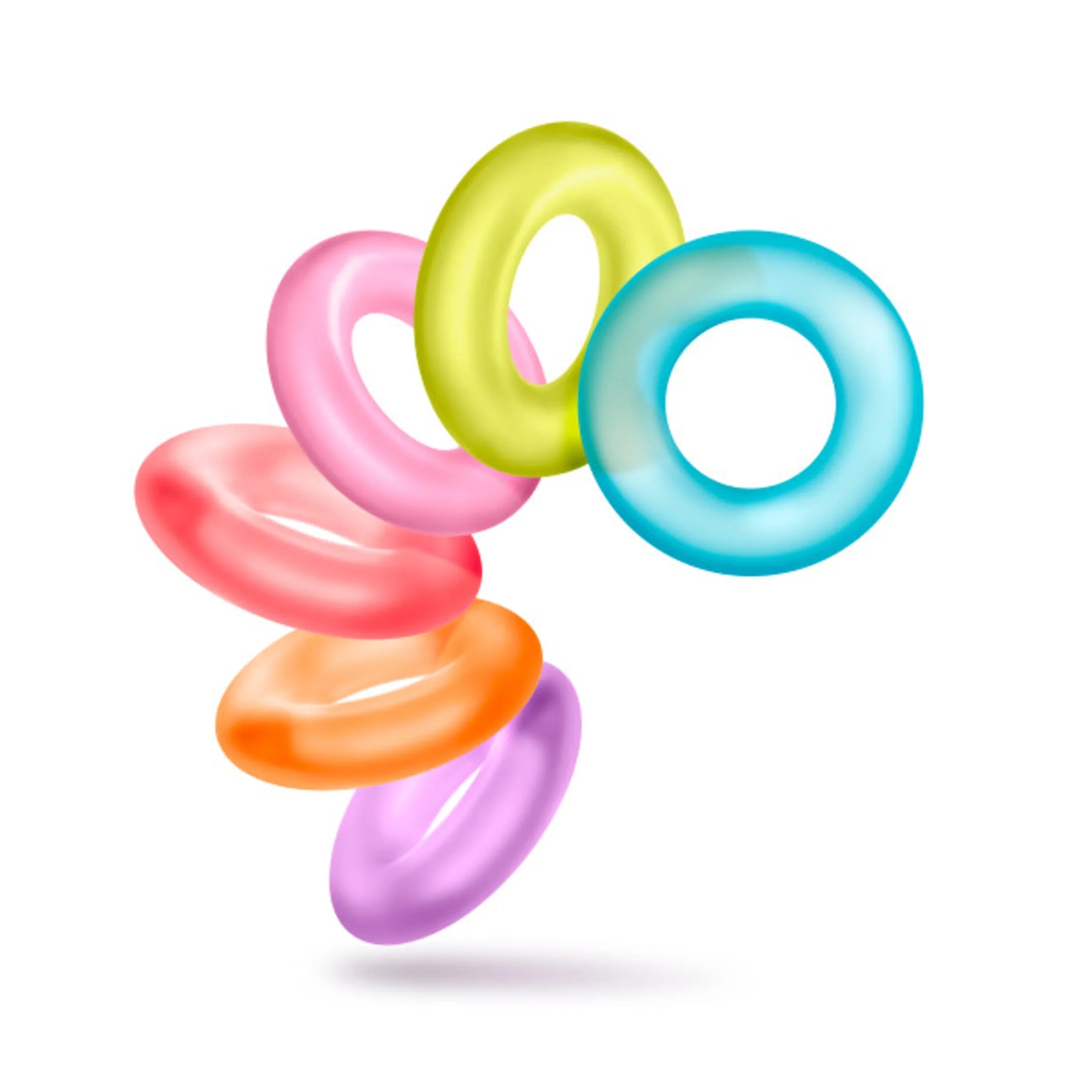 Play With Me King of the Ring 6-Pack Love Rings Blush Novelties