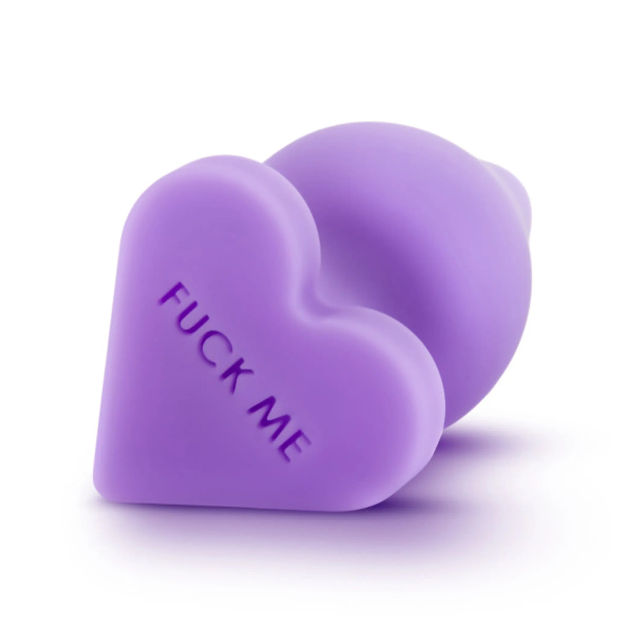 Naughtier Candy Hearts Purple Butt Plug Blush Novelties