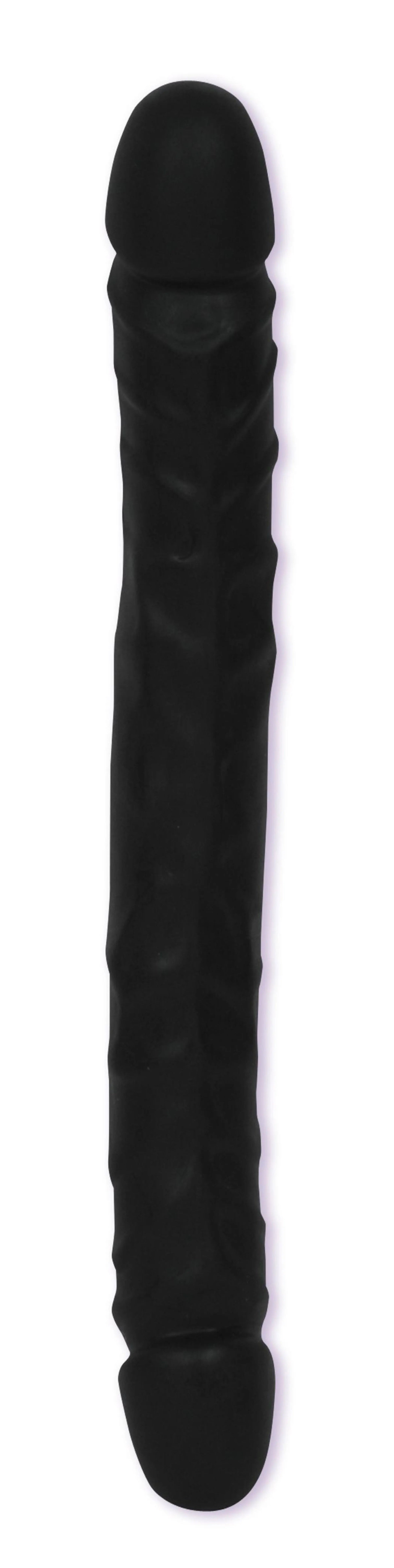 Veined Double Header Black 18 Inch Doc Johnson Novelties