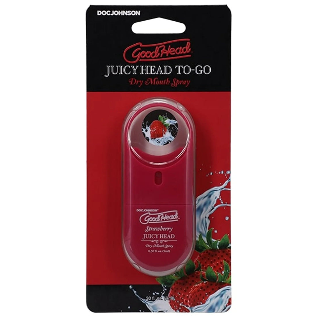 GOODHEAD JUICY HEAD SPRAY TO- GO STRAWBERRY 0.30 FL OZ Doc Johnson Novelties