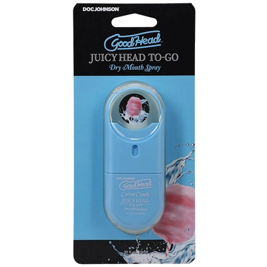 GOODHEAD JUICY HEAD SPRAY TO- GO COTTON CANDY 0.30 FL OZ Doc Johnson Novelties