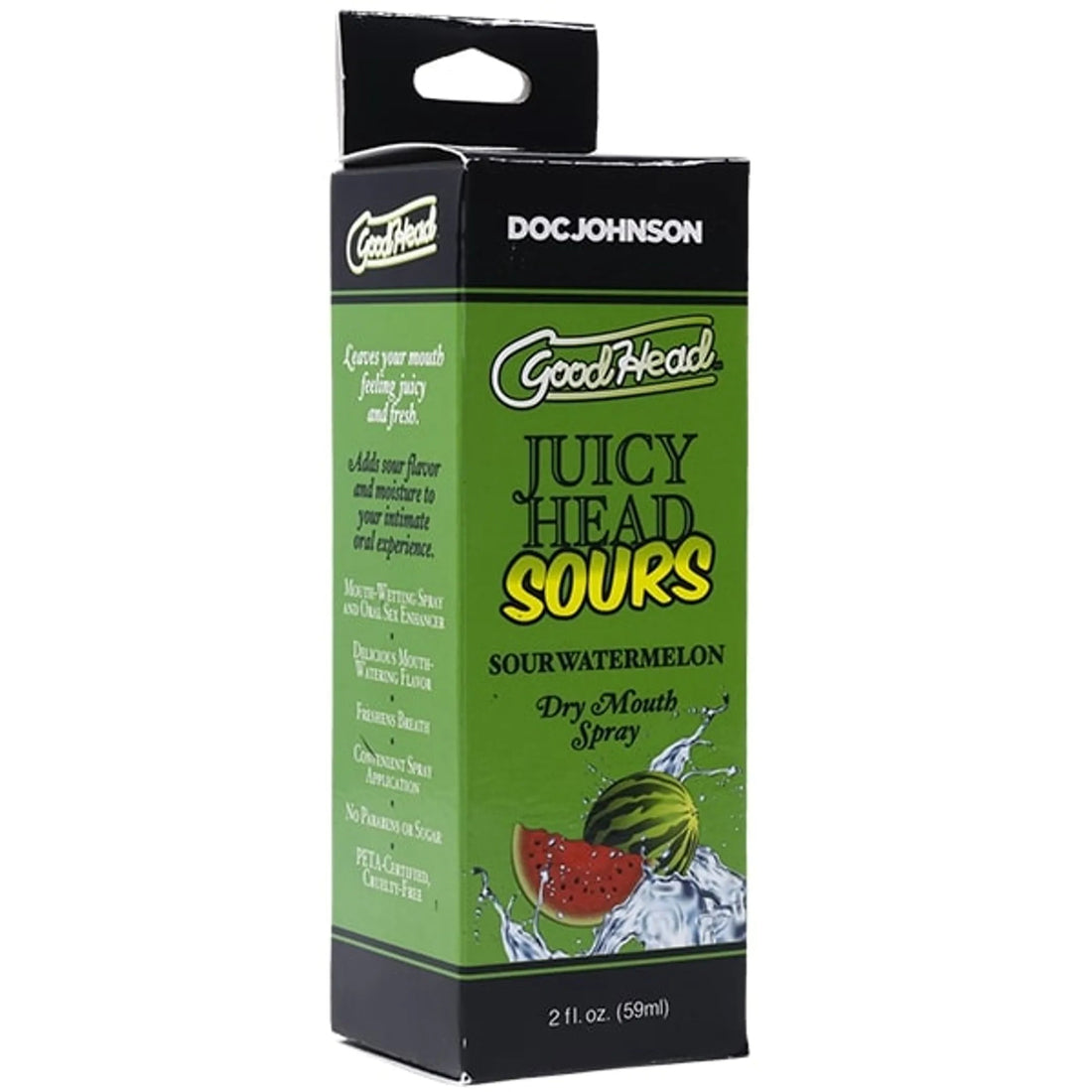 GOODHEAD JUICY HEAD SOURS MOUTH SPRAY WATERMELON 2 OZ Doc Johnson Novelties