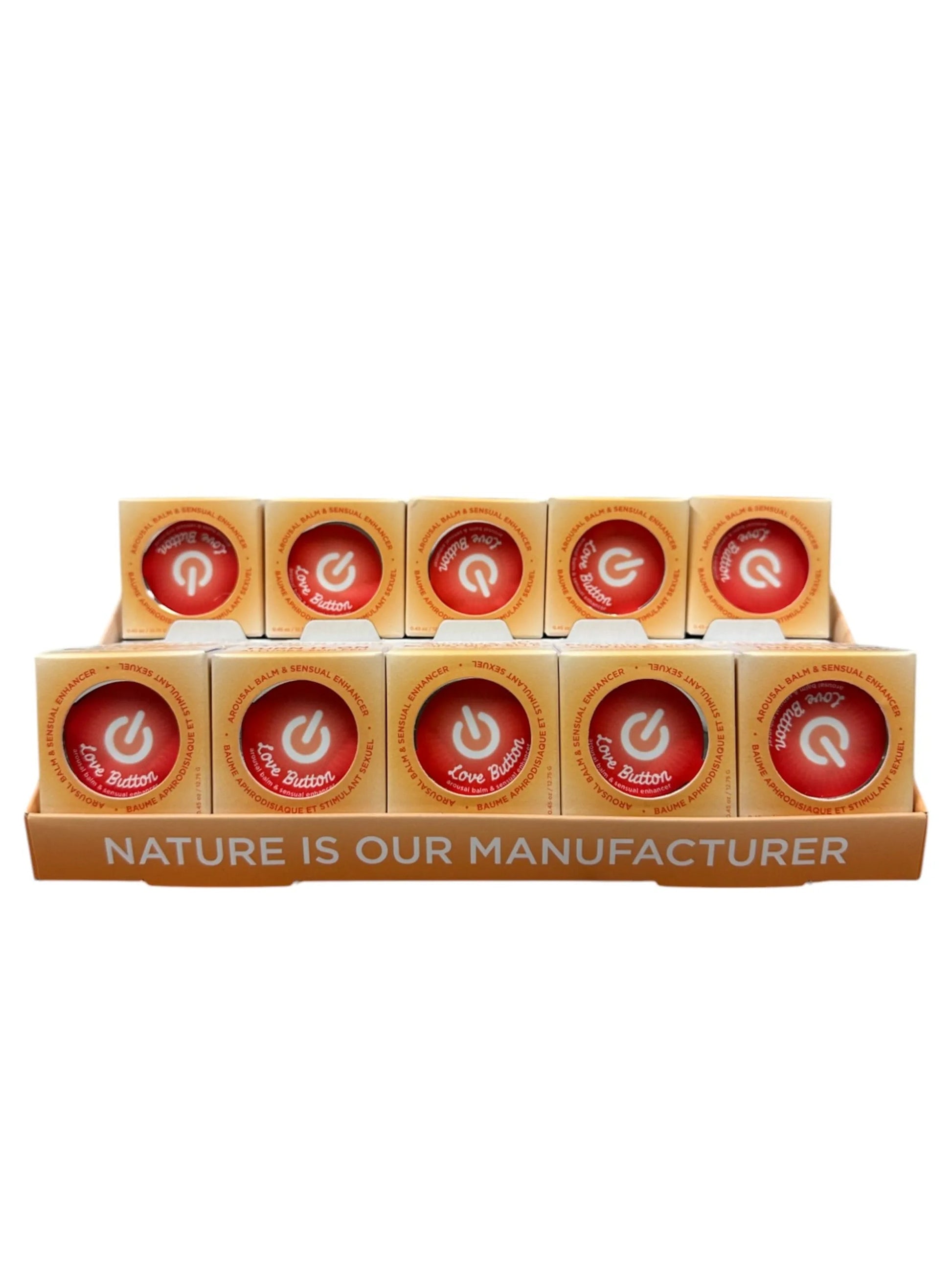 LOVE BUTTON 30PC DISPLAY Earthly Body