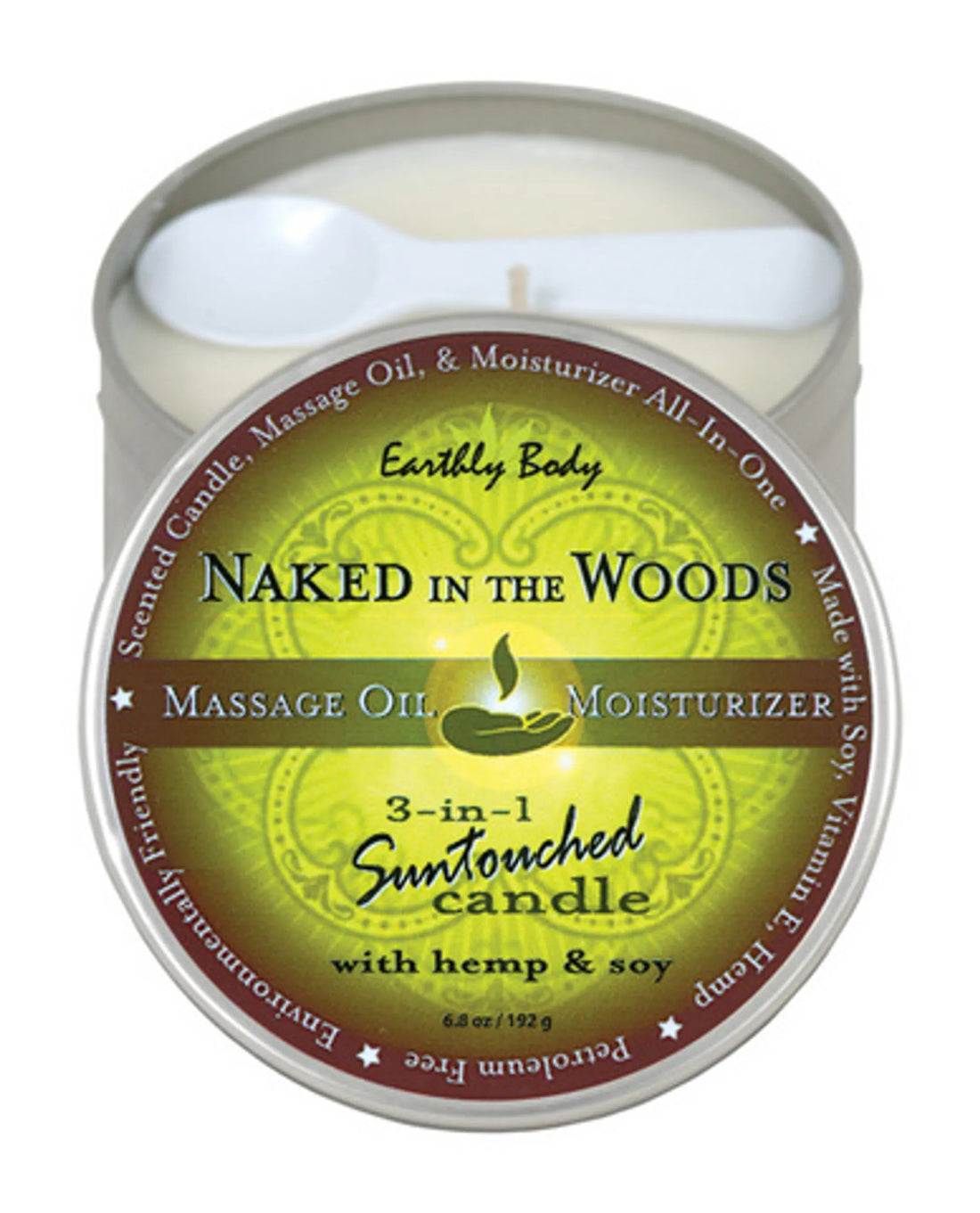 CANDLE 3 IN 1 NAKED IN THE WOODS 6 OZ Earthly Body