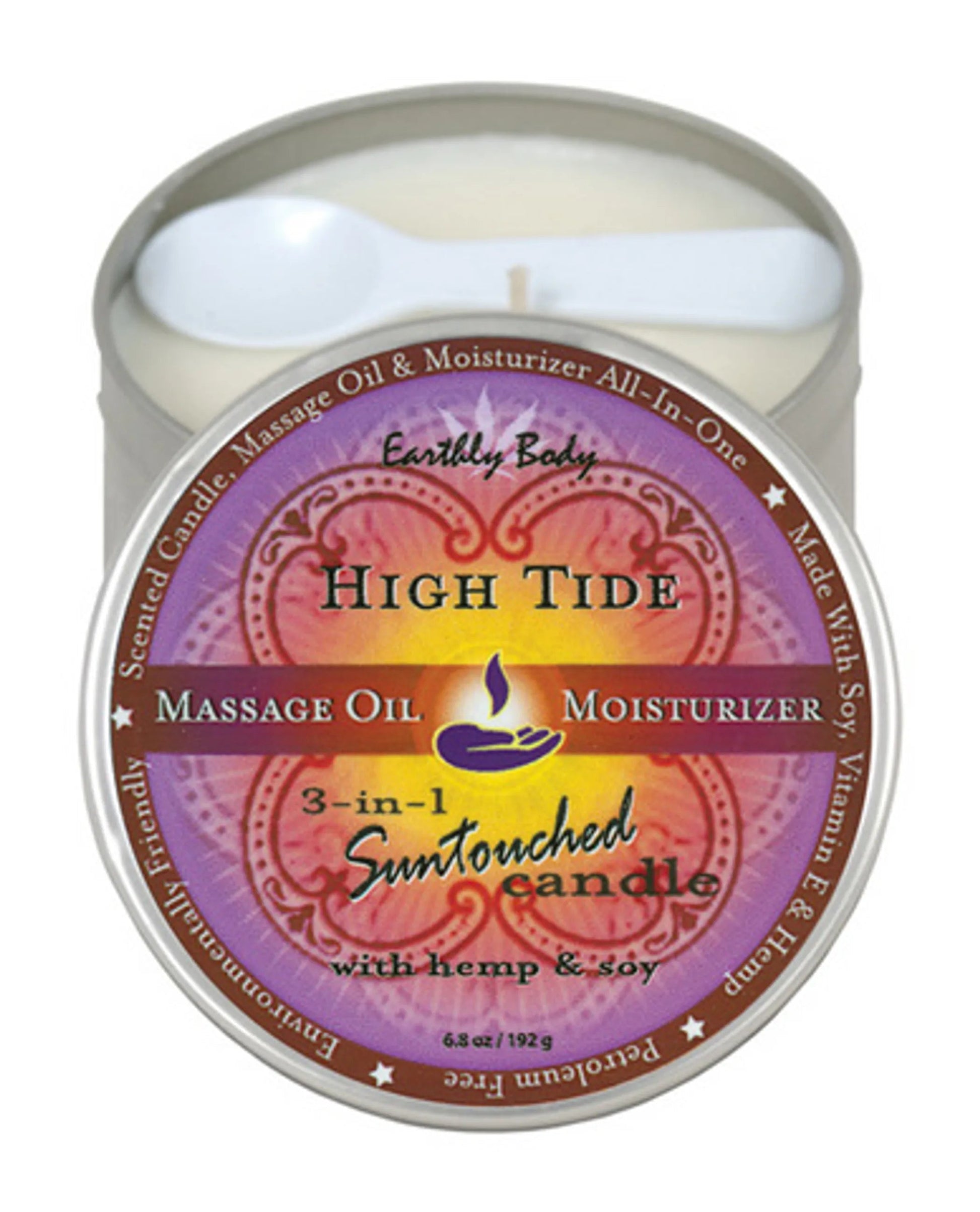 3-in-1 Massage Oil Candle – High Tide (6 oz) Earthly Body