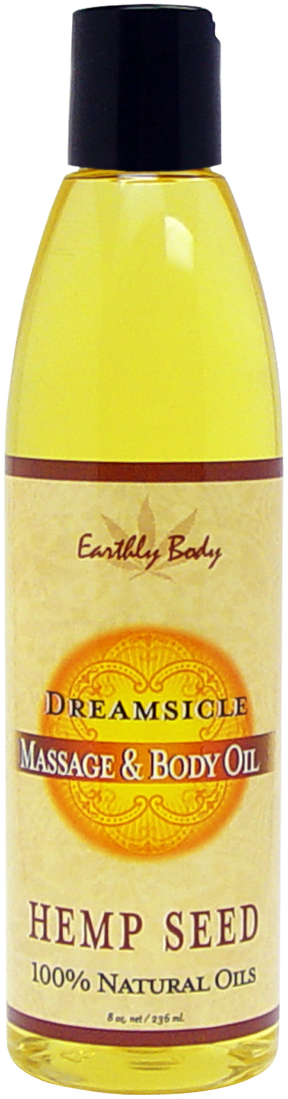 MASSAGE & BODY OIL DREAMSICLE 8 OZ Earthly Body