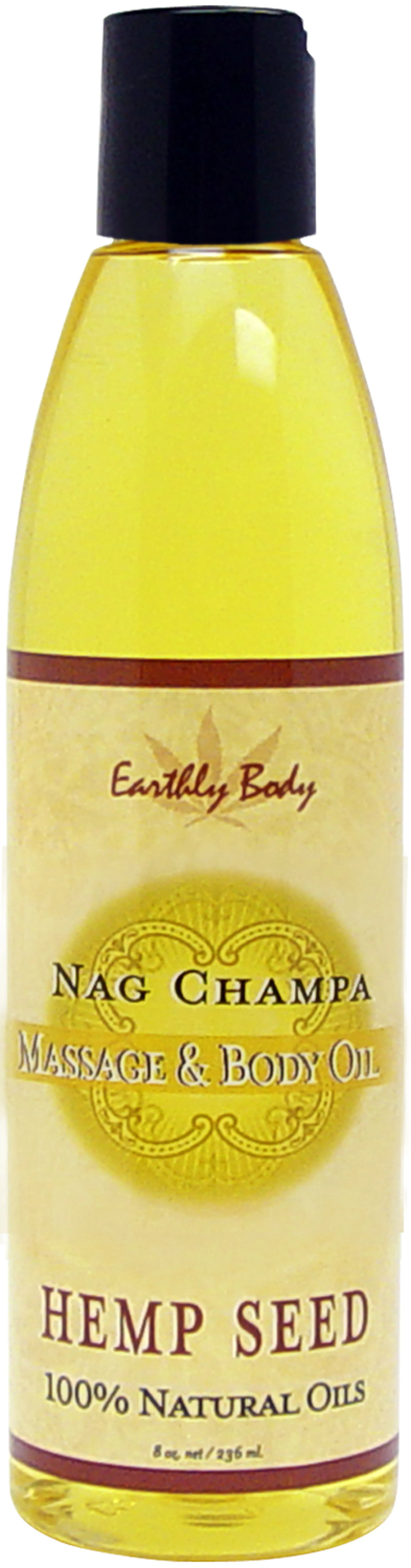 Massage & Body Oil Nag Champa 8 oz Earthly Body