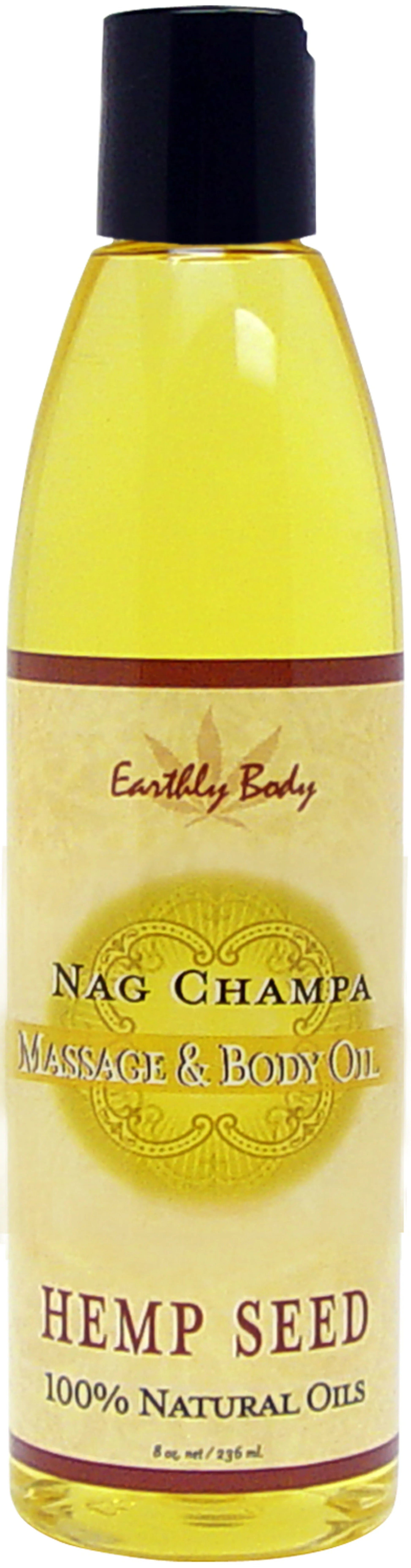 Massage & Body Oil Nag Champa 8 oz Earthly Body