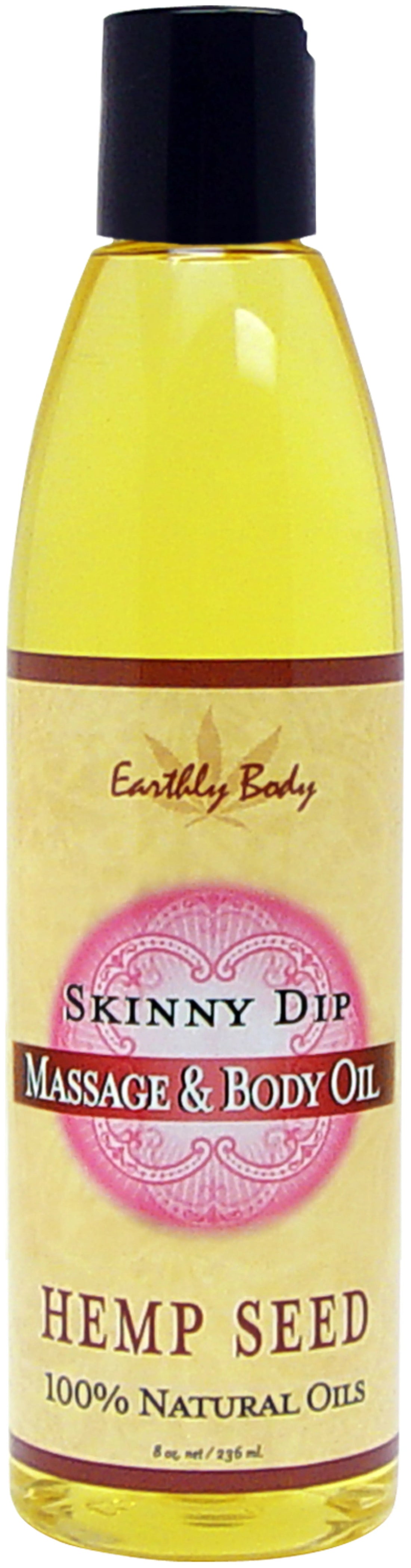 Massage & Body Oil Skinny Dip 8 Oz Earthly Body
