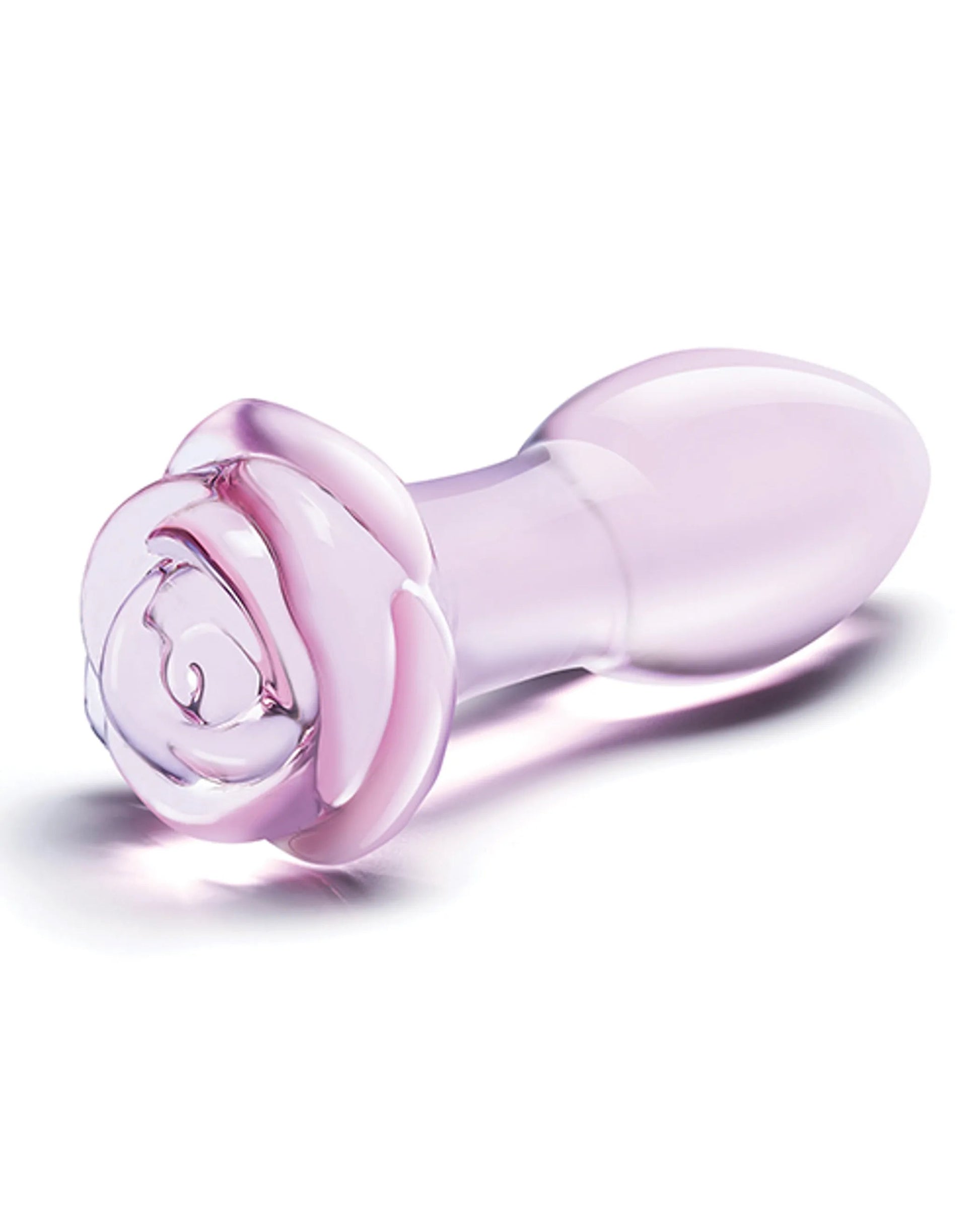 Glas 5 Rosebud Glass Butt Plug Electric / Hustler Lingerie