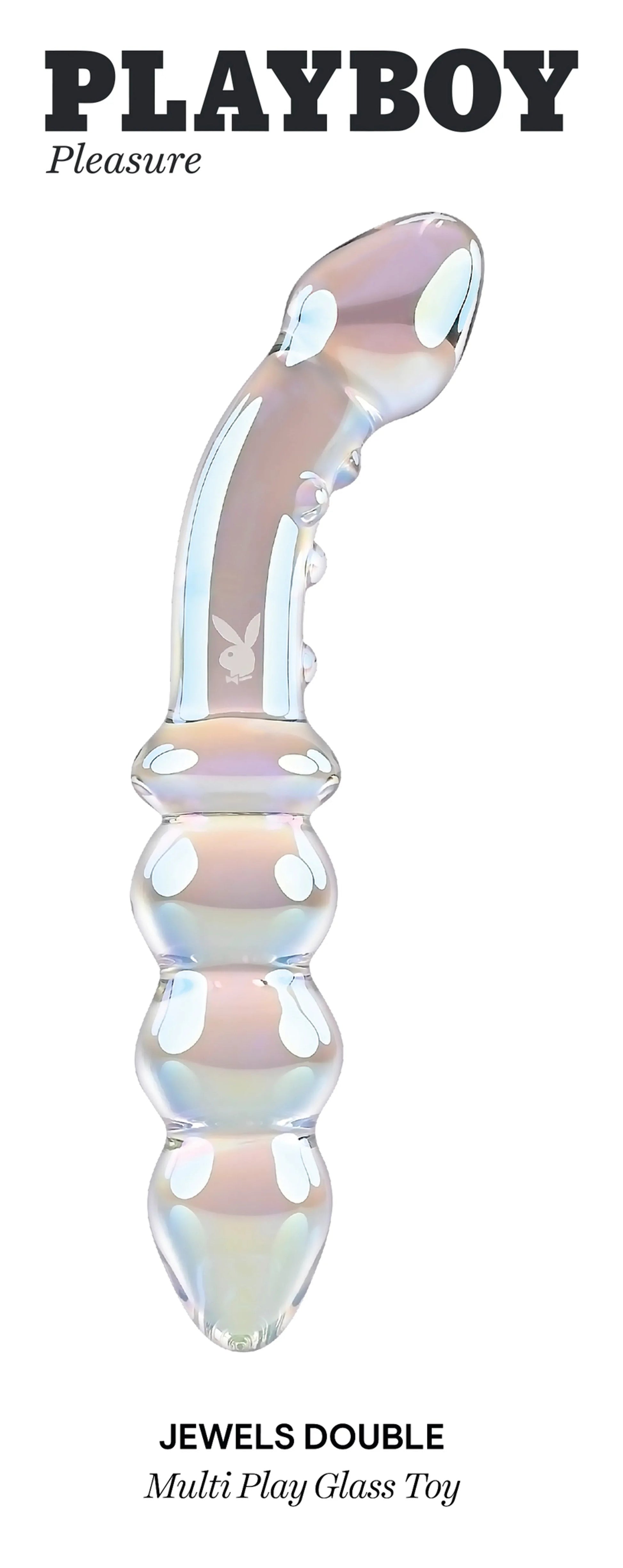 Playboy Jewel Double Glass Massager Evolved Novelties