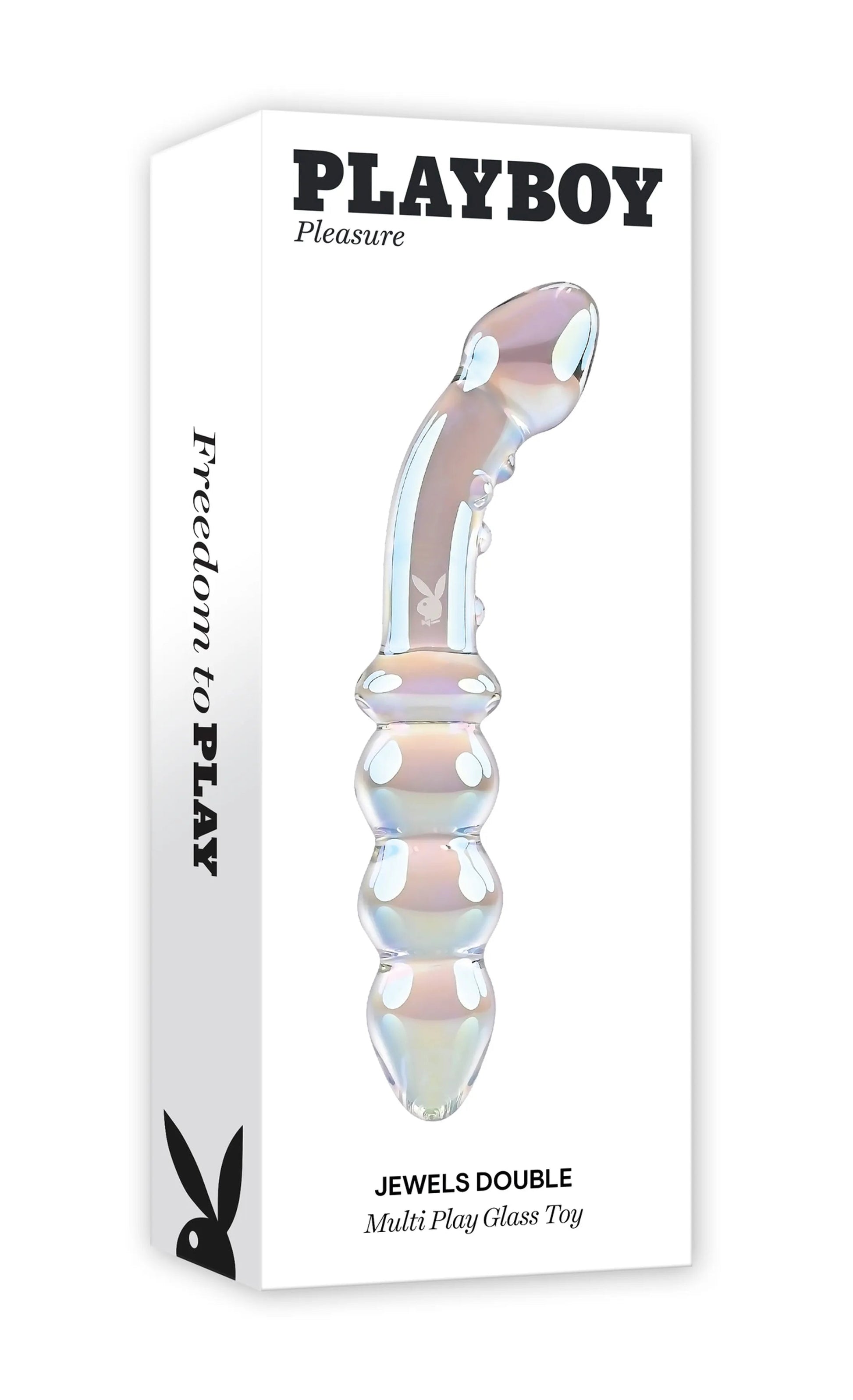 Playboy Jewel Double Glass Massager Evolved Novelties