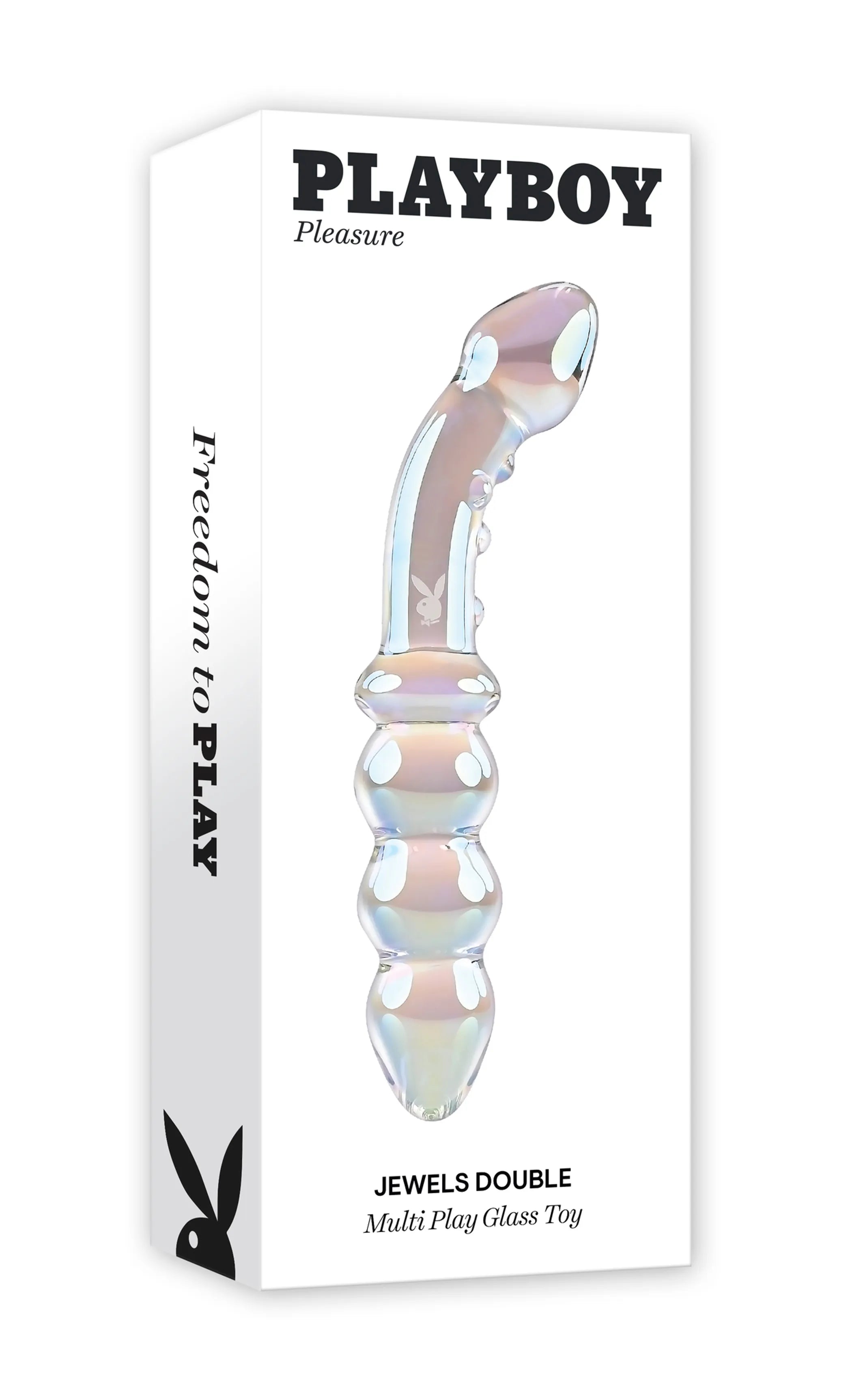 Playboy Jewel Double Glass Massager Evolved Novelties