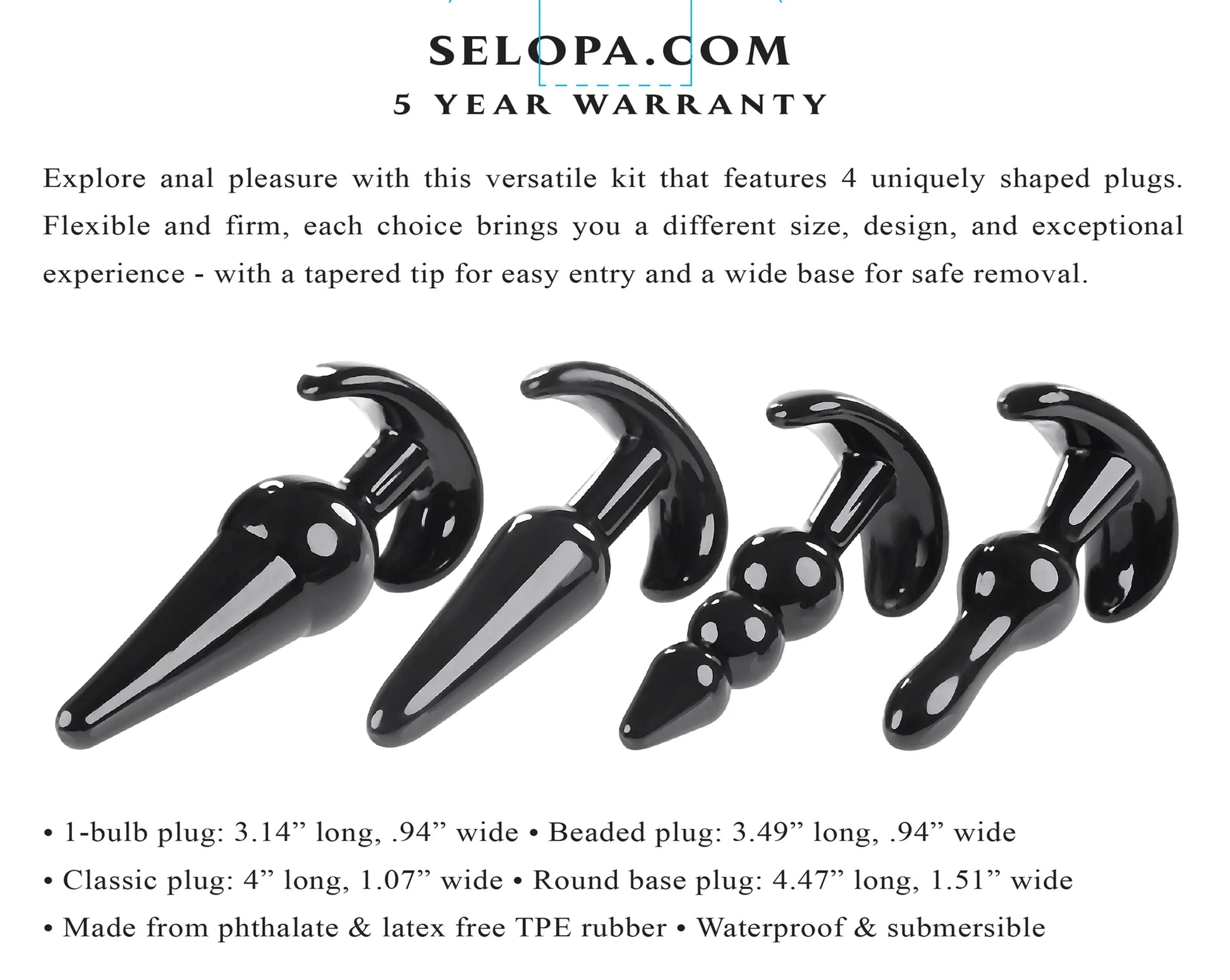Selopa Intro to Plugs Evolved Novelties