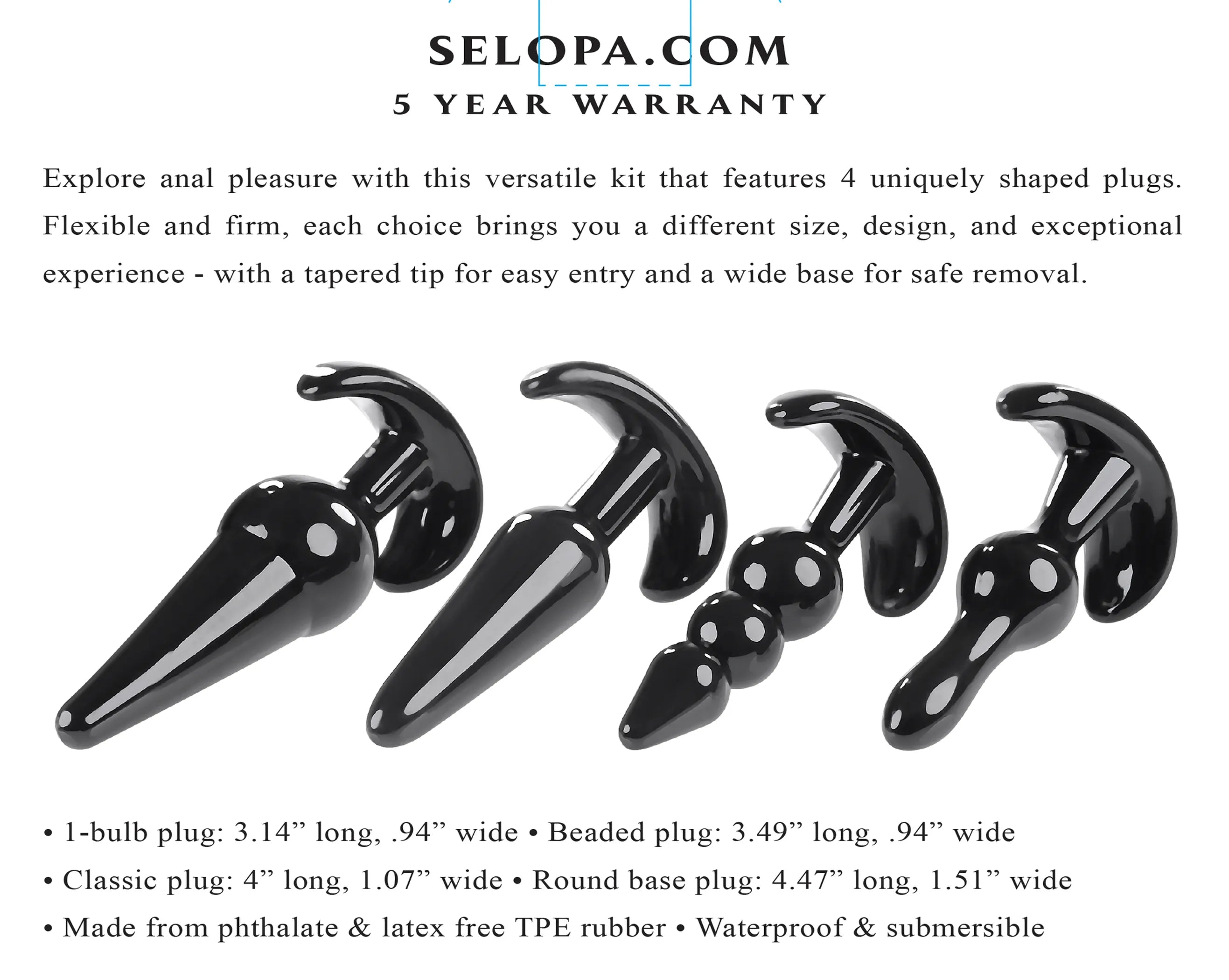 Selopa Intro to Plugs Evolved Novelties