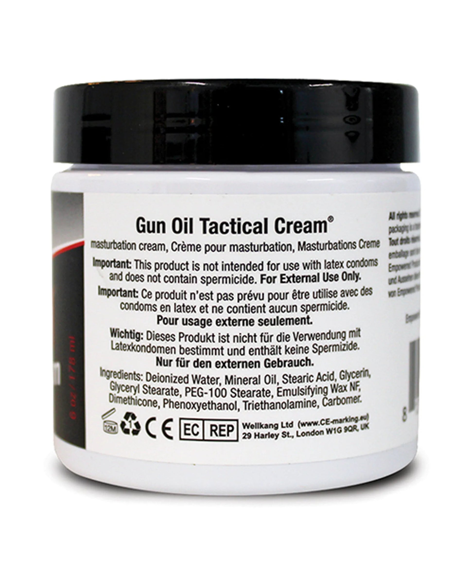 Gun Oil Tactical Cream 6oz Jar Gun Oil