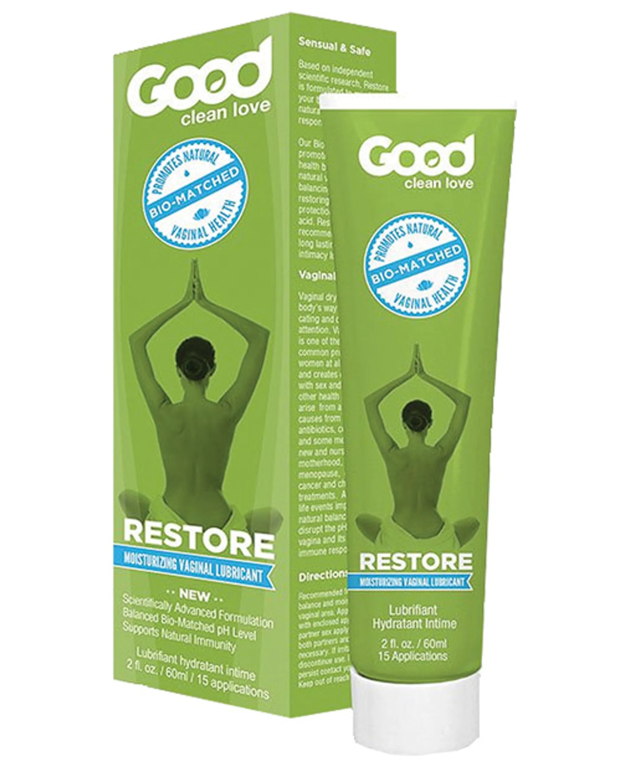 GOOD CLEAN LOVE RESTORE MOISTURIZING VAGINAL GEL 2 OZ (NET) Good Clean Love