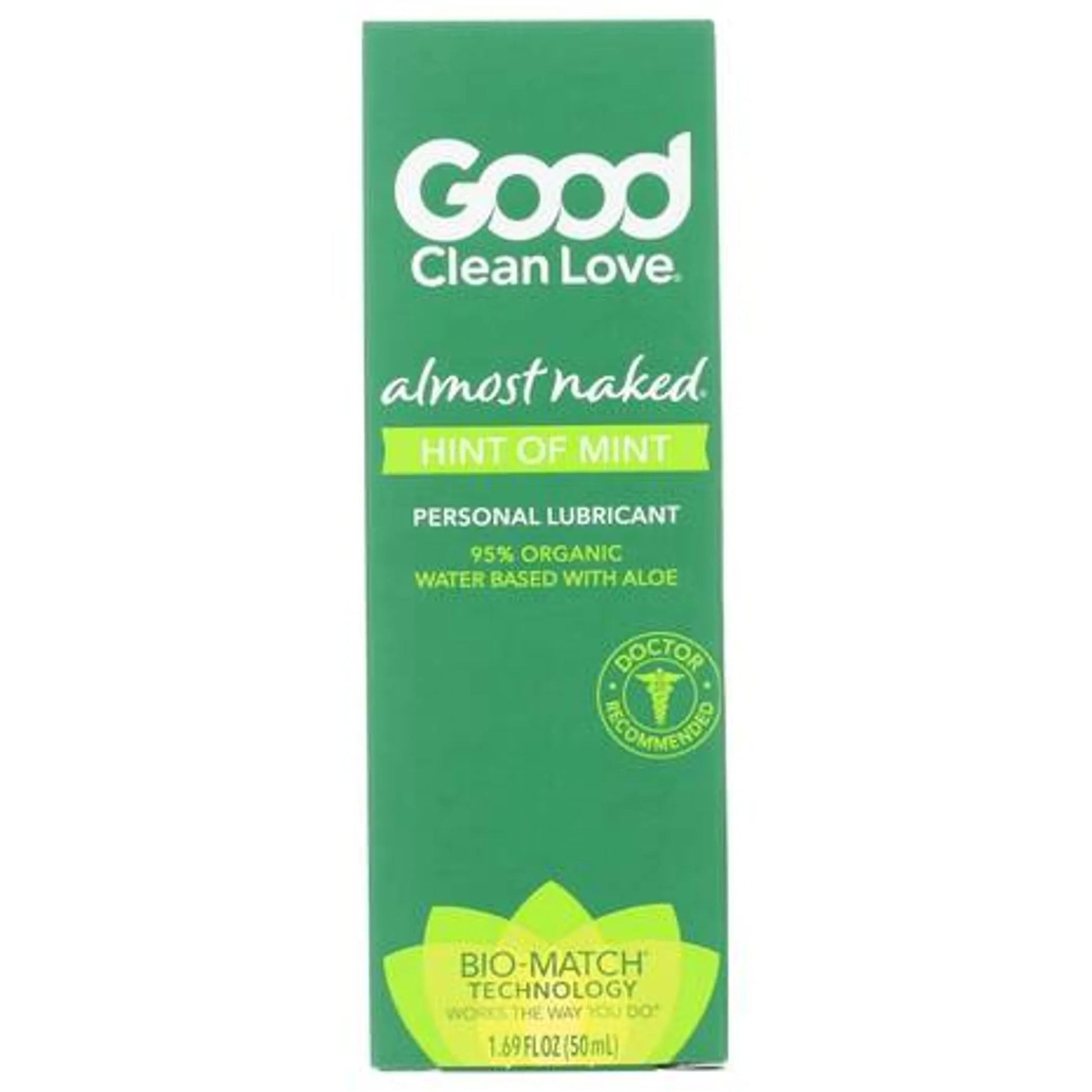 Almost Naked Hint of Mint Lube 1.69oz Good Clean Love