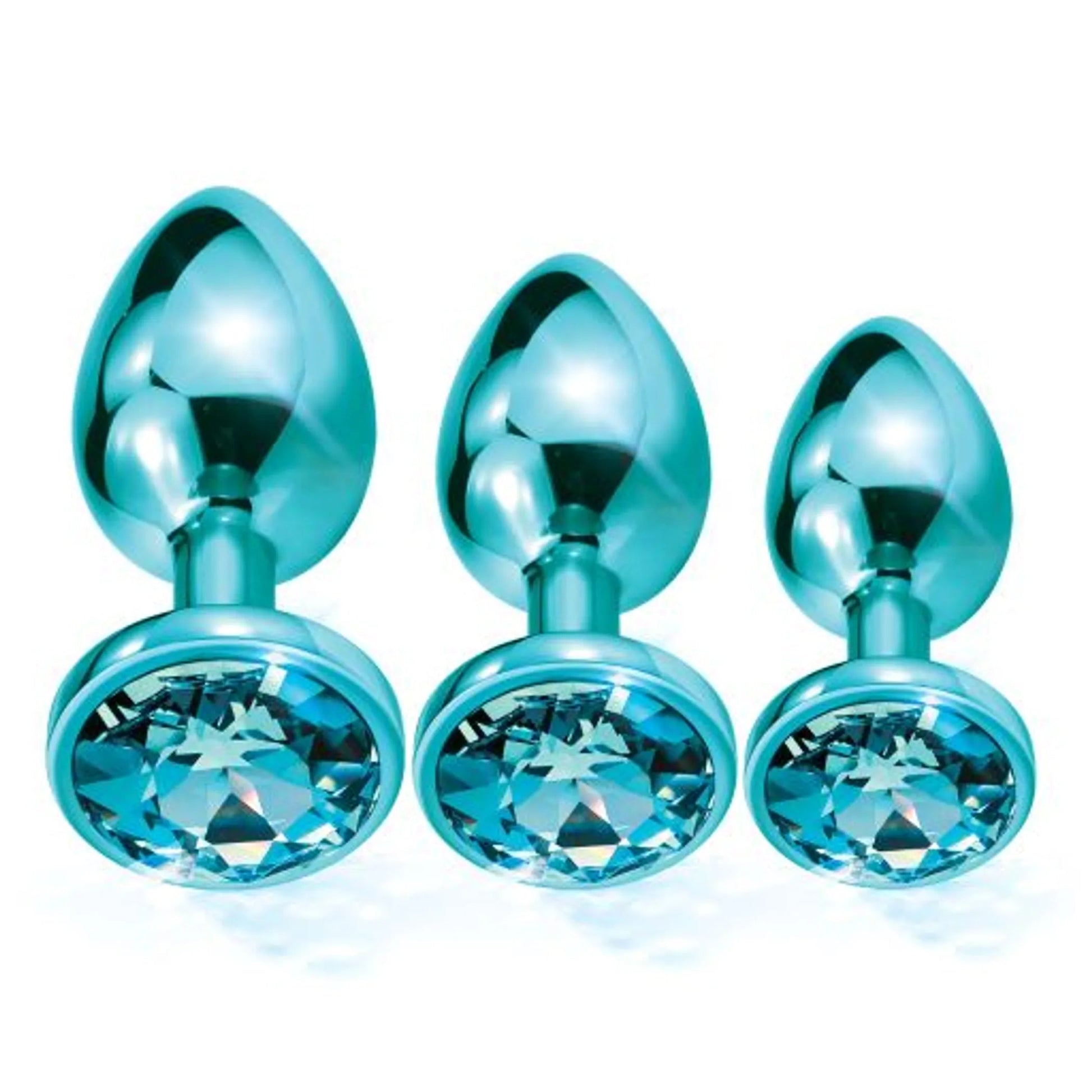 Nixie Metal Plug Trainer Set Blue Metallic Global Novelties