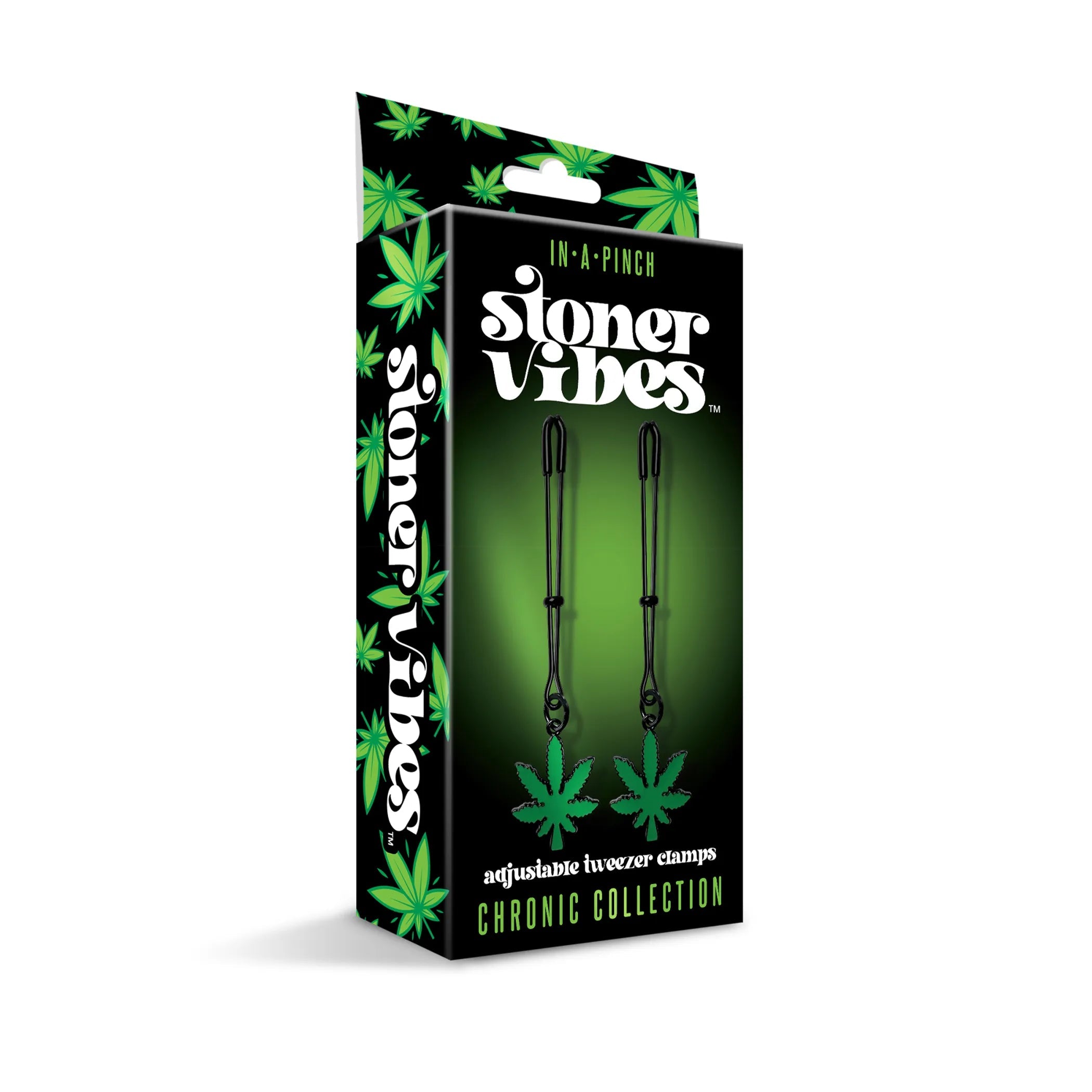 Stoner Vibes Tweezer Nipple Clamps Chronic Collection Global Novelties