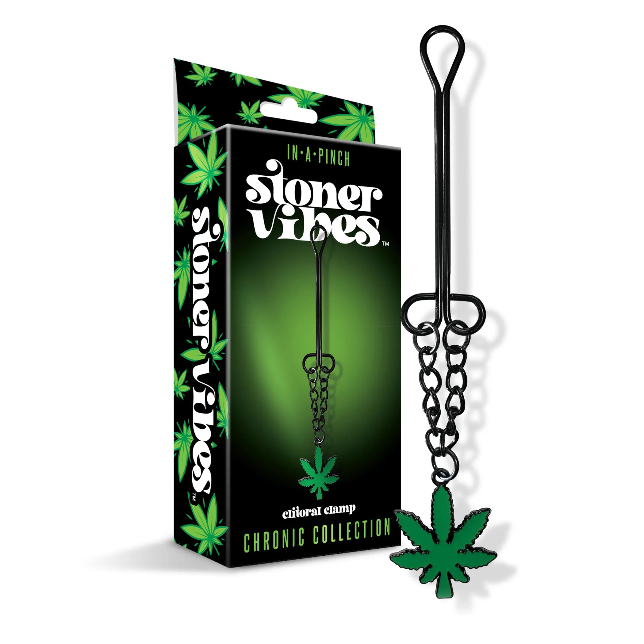 Stoner Vibes Clitoral Clamp With Chain Global Novelties