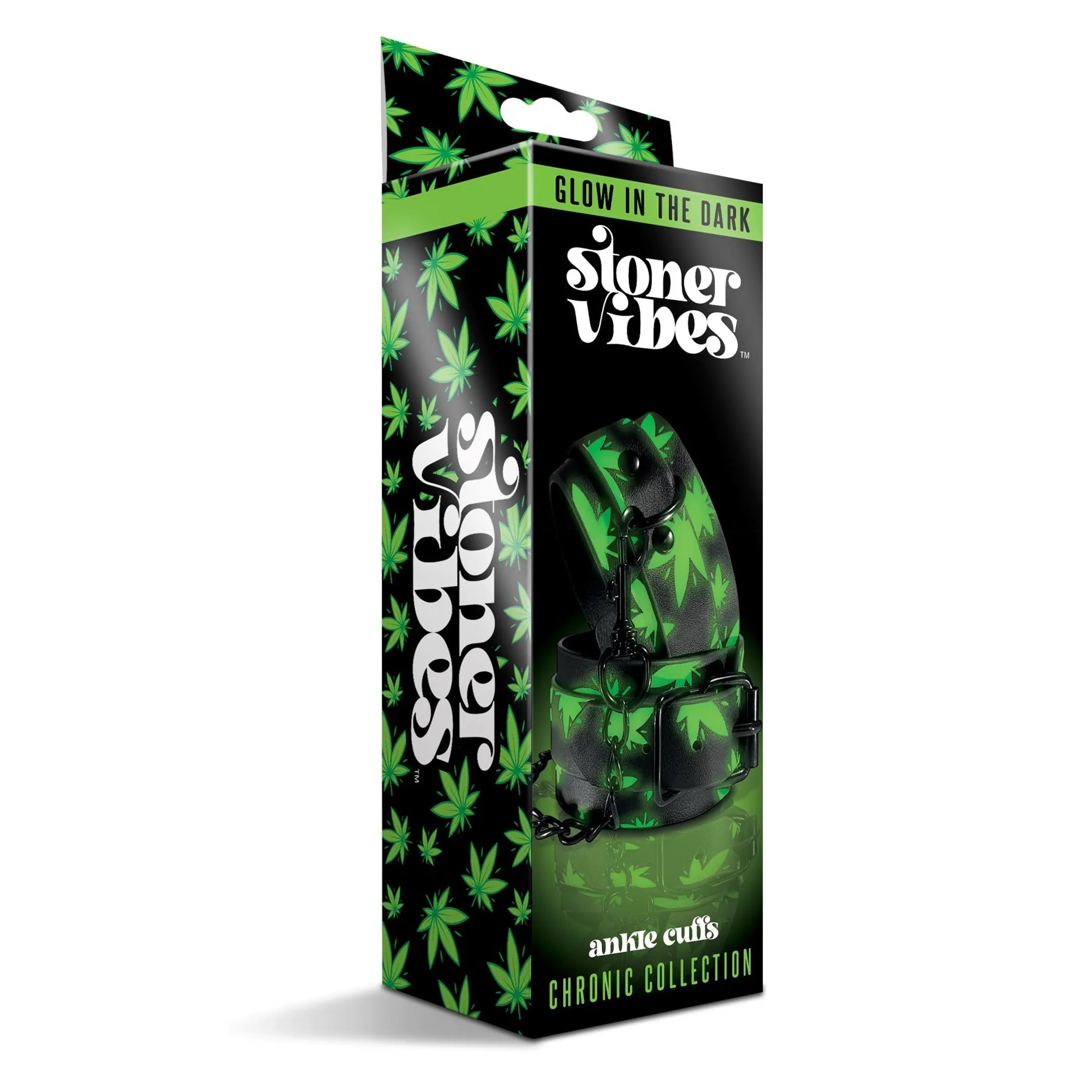 Stoner Vibes Glow-In-The-Dark Ankle Cuffs Global Novelties
