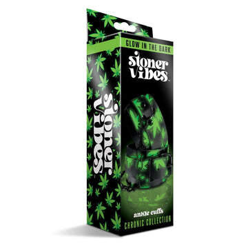 Stoner Vibes Glow-In-The-Dark Ankle Cuffs Global Novelties