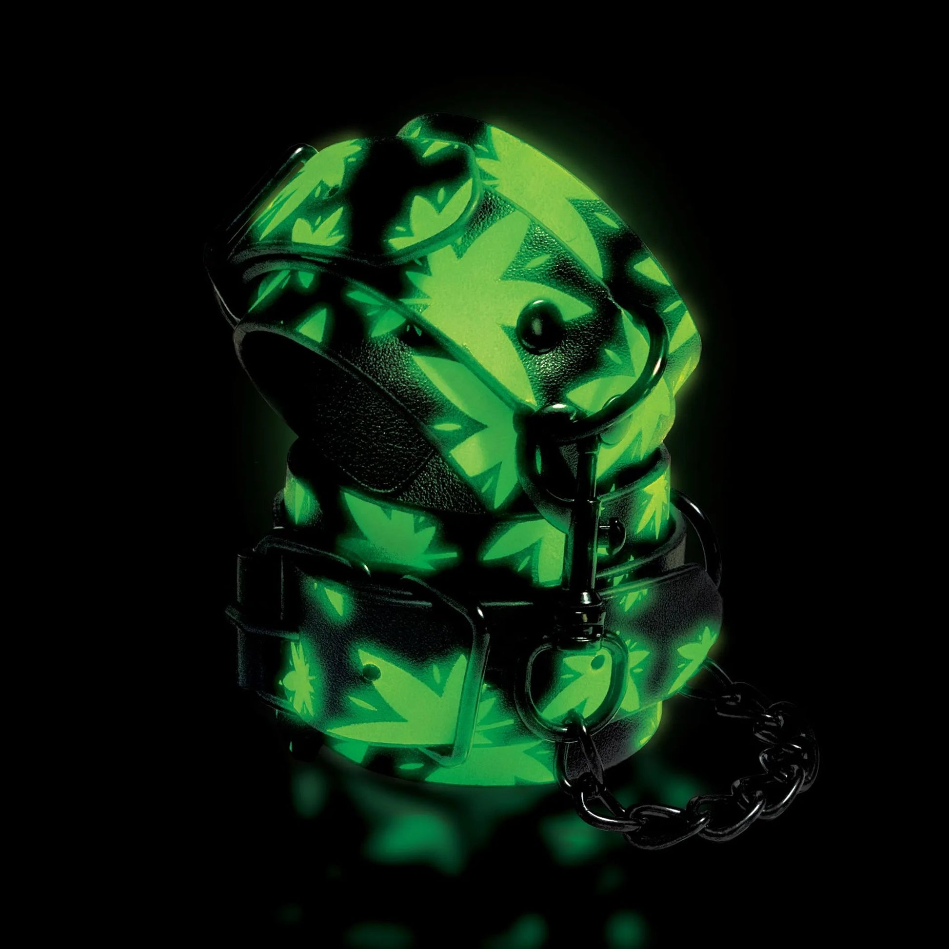 Stoner Vibes Glow-In-The-Dark Ankle Cuffs Global Novelties