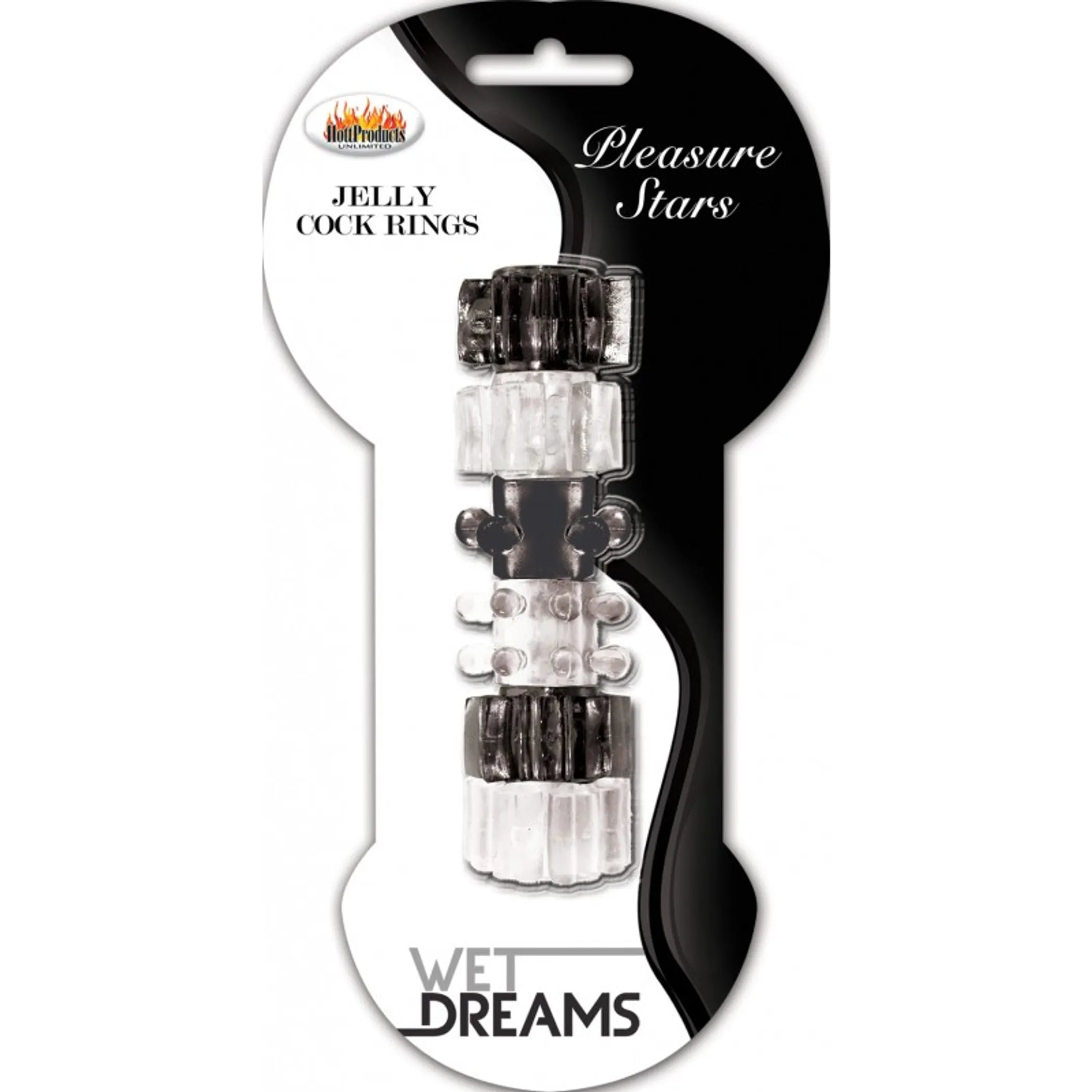 Hung Pleasure Stars Jelly Cock Rings HOTT Products