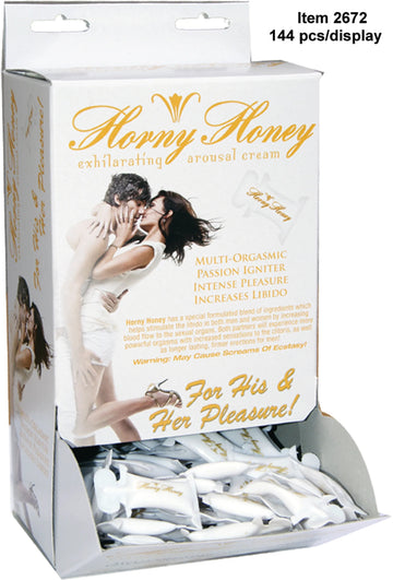 Horny Honey Arousal Gel 144pc Display HOTT Products