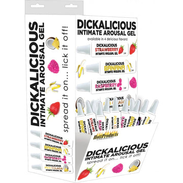DICKALICIOUS 2ML TUBES 144 PC WALL MOUNT DISPLAY HOTT Products