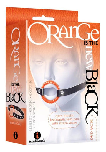 9'S Black Blow Gag Open Mouth Icon Brands