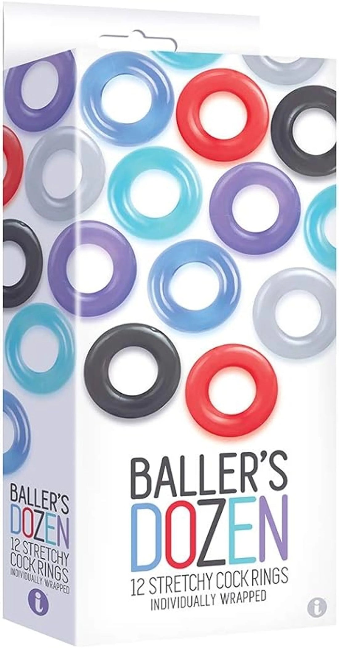 9's S 12-Piece TPR Love Ring Set Icon Brands