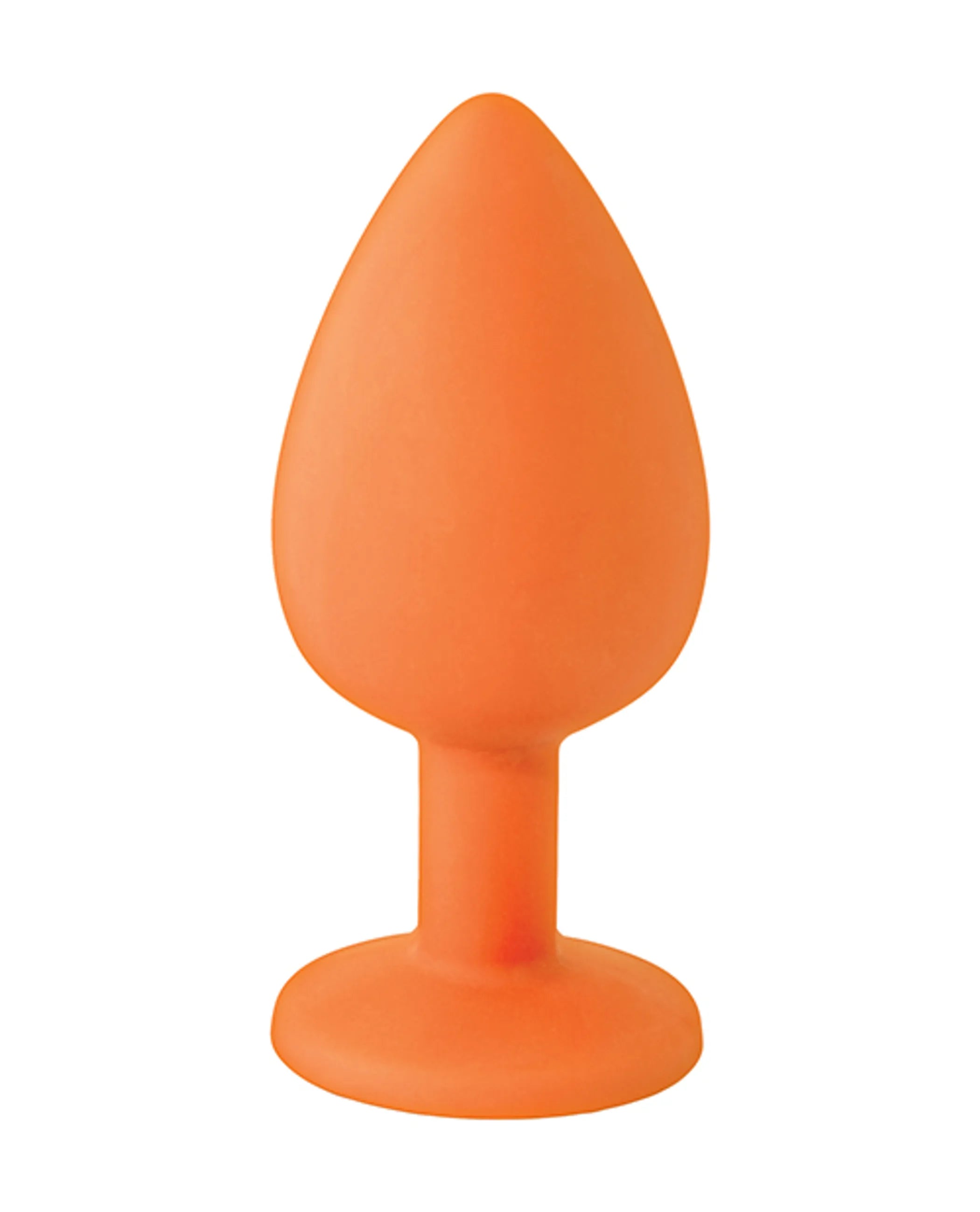 The 9's Booty Call Silicone Butt Plug Orange Icon Brands