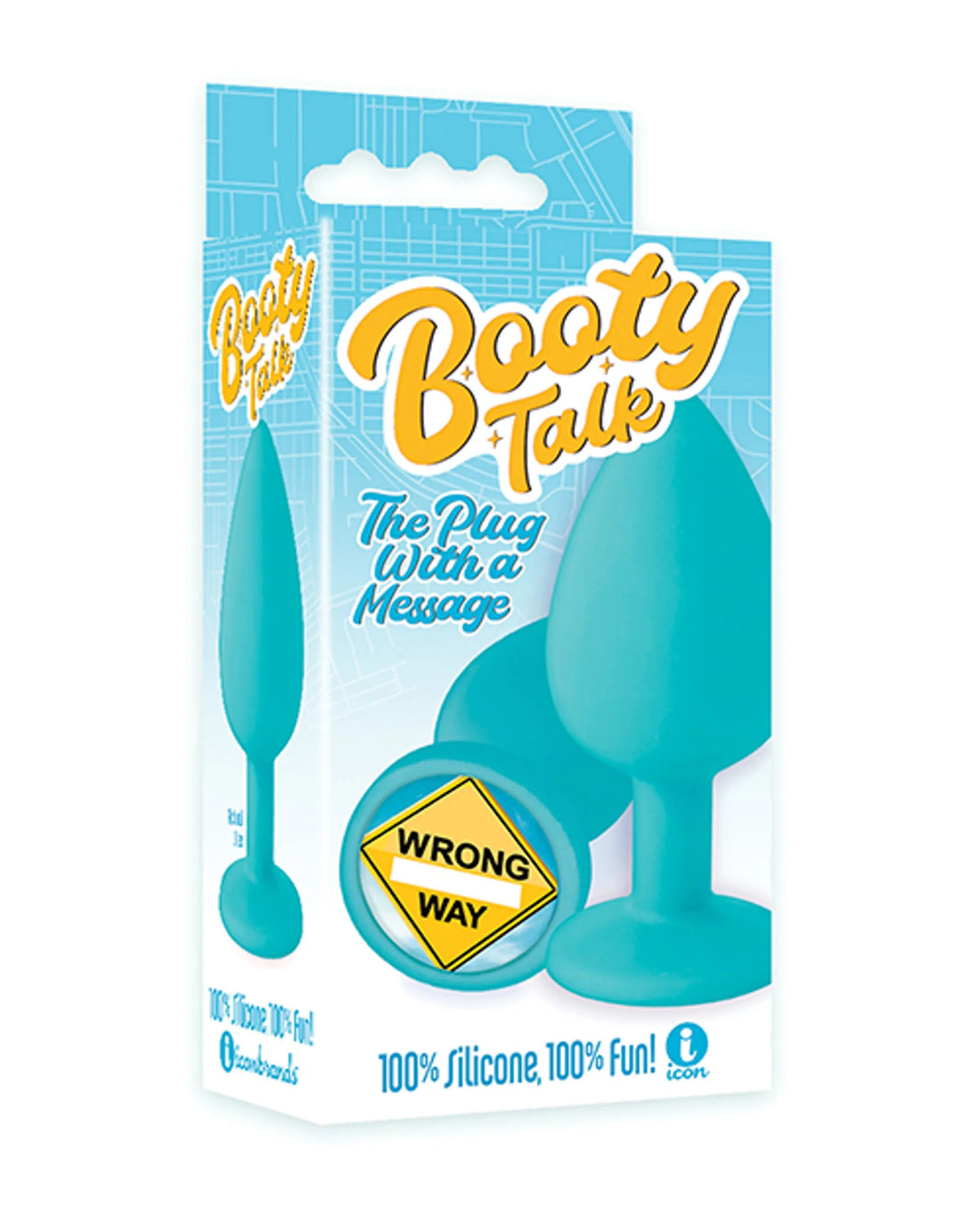 The 9's Booty Talk Silicone Butt Plug Icon Brands