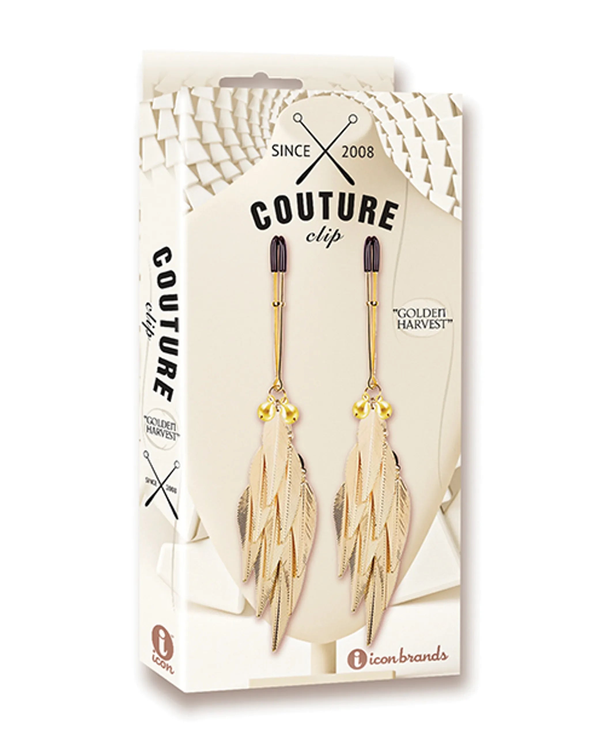 Couture Clips Golden Harvest Luxury Nipple Clamps Icon Brands