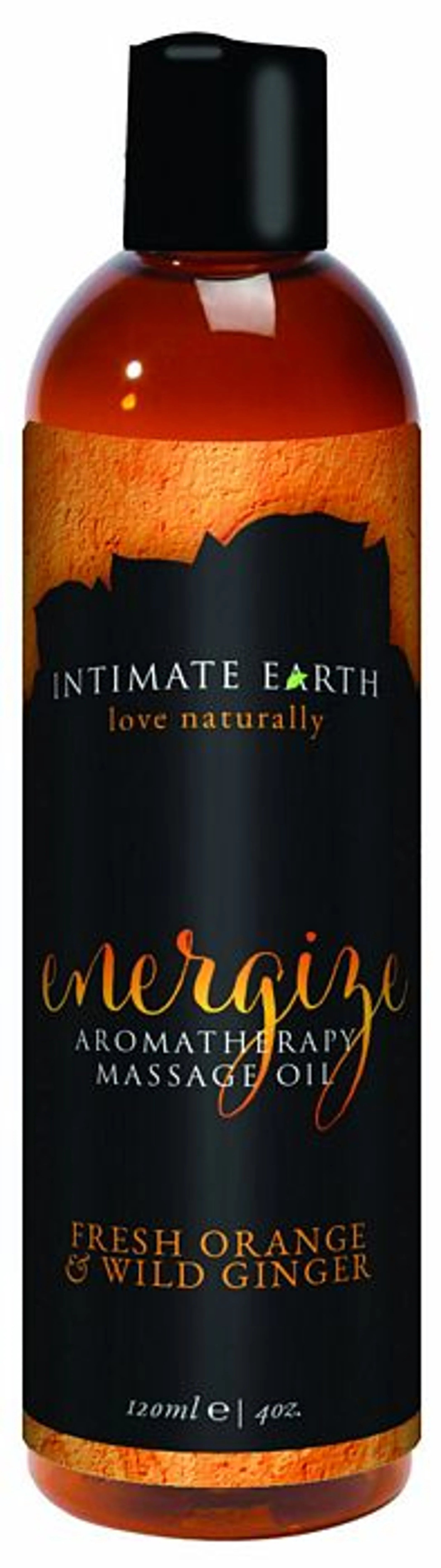 Intimate Earth Energize Massage Oil 4oz Intimate Earth