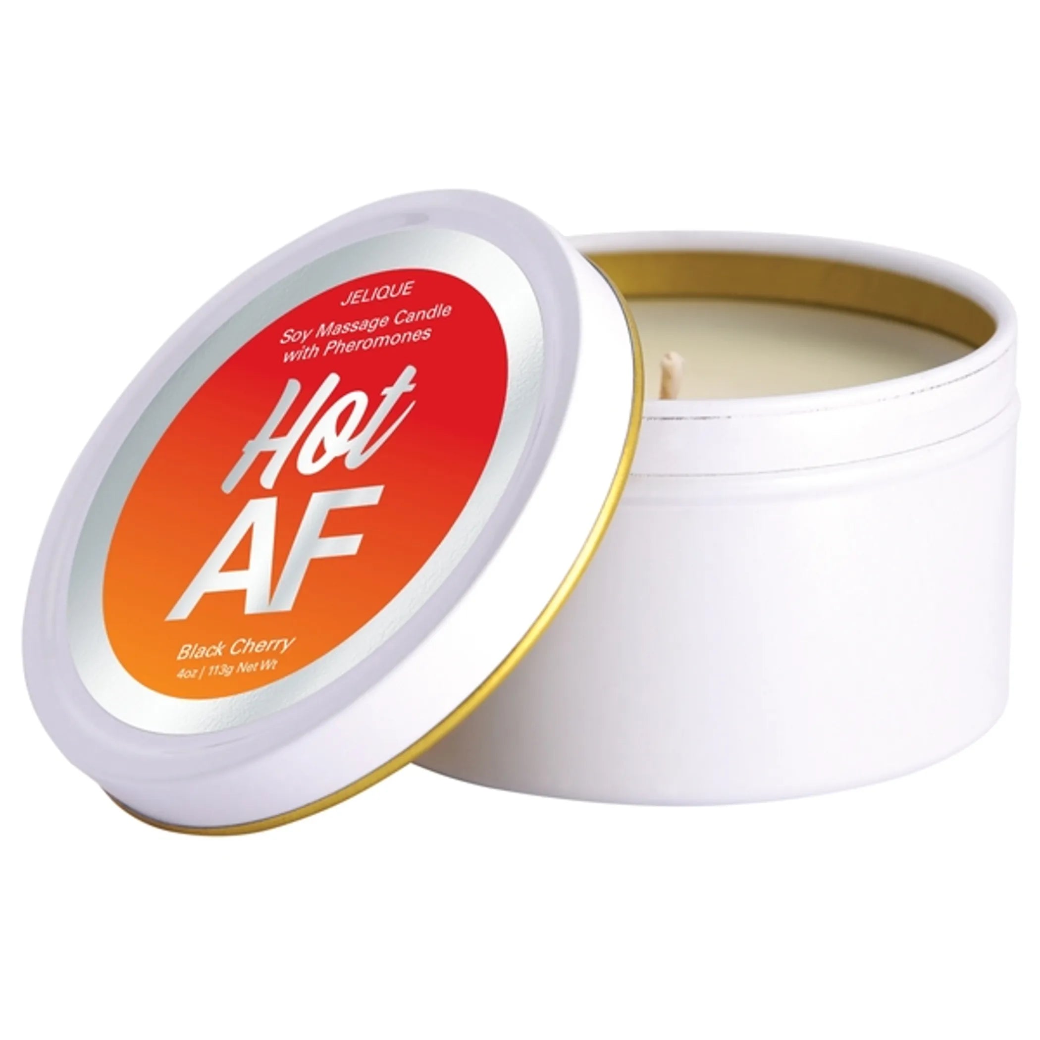 Hot AF Black Cherry Massage Candle with Pheromones (4oz) Classic Brands