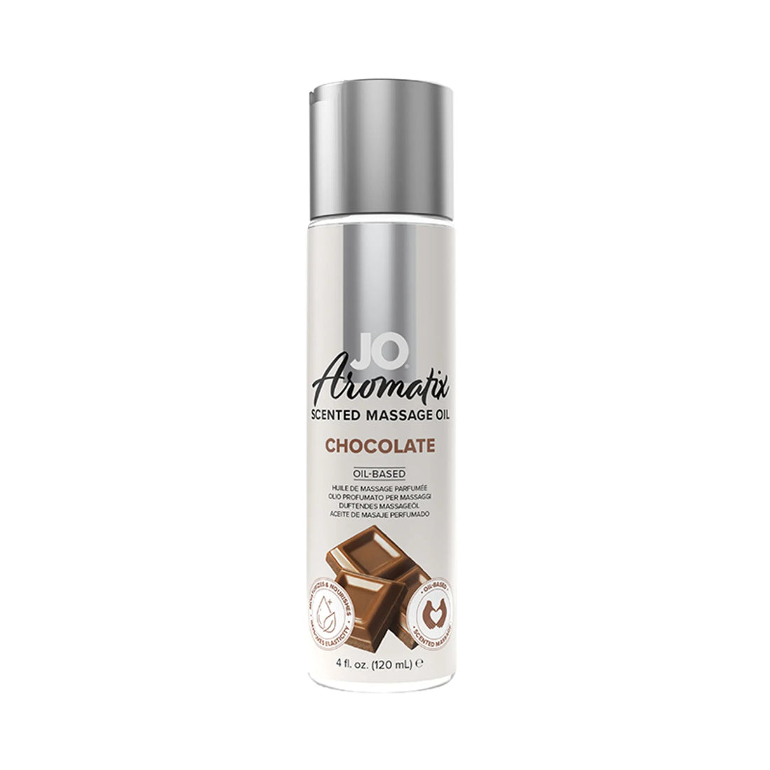 JO AROMATIX CHOCOLATE MASSAGE OIL 4OZ System JO